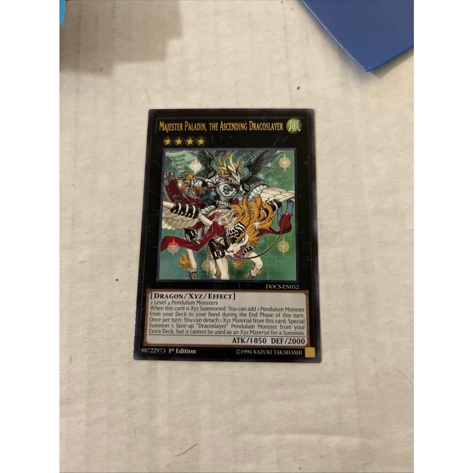 Majester Paladin, the Ascending Dracoslayer DOCS MTG #052 UTR 1st Edition - Thumbnail 3