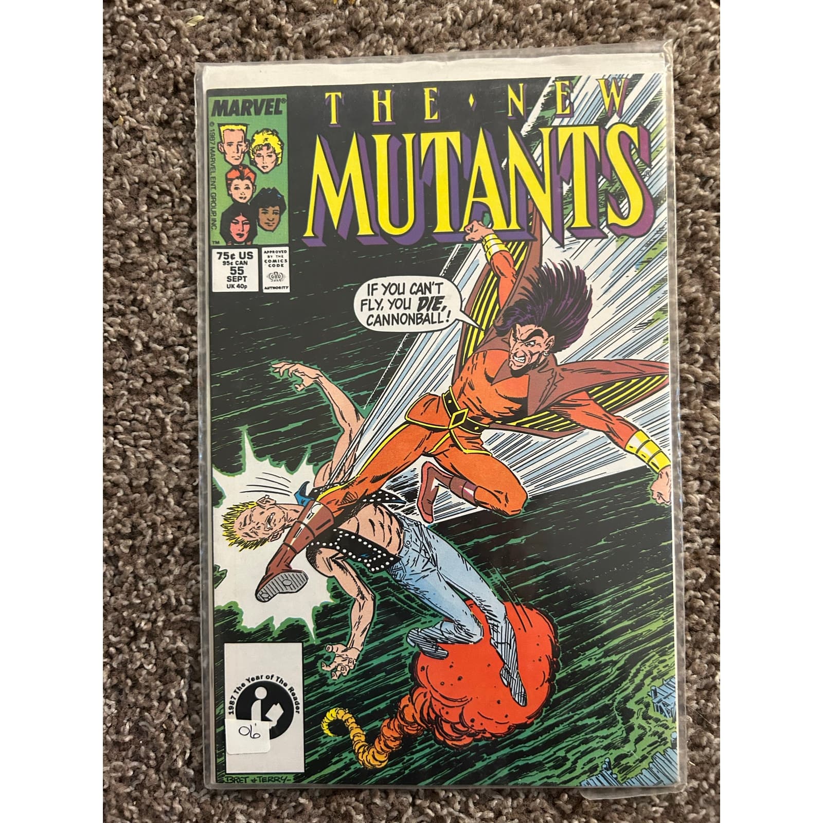 New Mutants #50, 51, 52, 53, 54, 55 (1986 Marvel) Lot of 6 - 1 Key Issue - Thumbnail 7