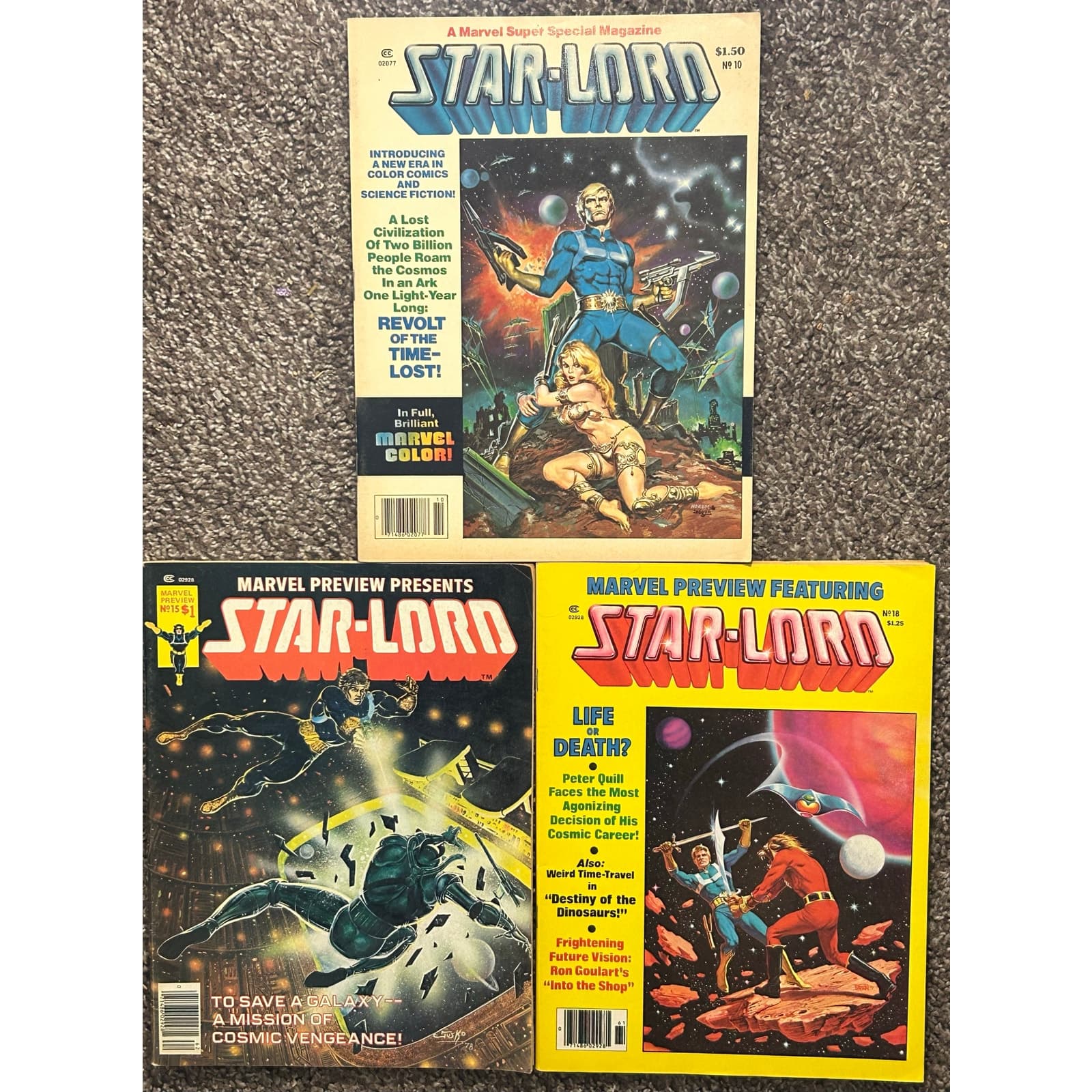 Marvel Preview #15 & 18 (1978) and Marvel Super Special Magazine #10 (1979) - Image 1