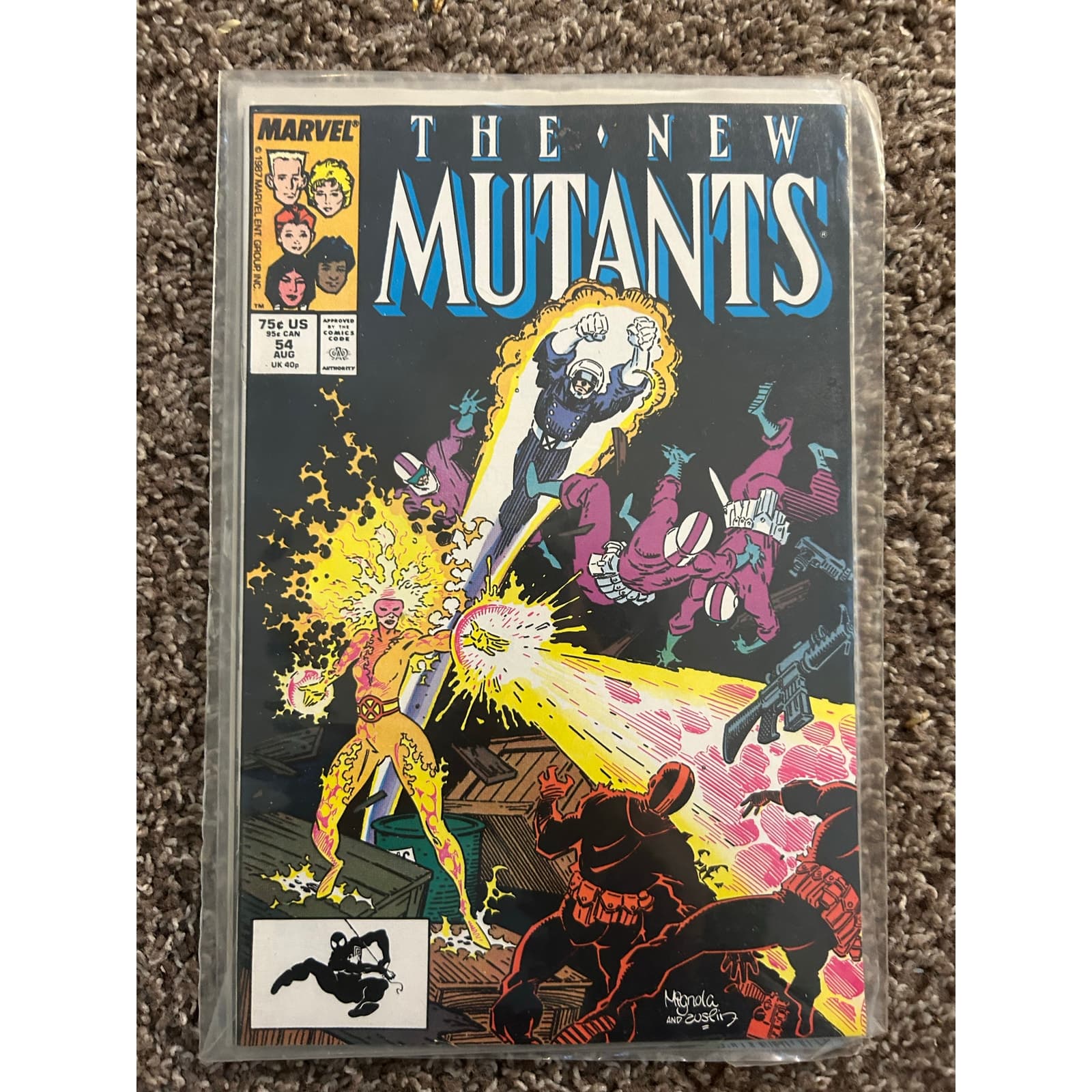 New Mutants #50, 51, 52, 53, 54, 55 (1986 Marvel) Lot of 6 - 1 Key Issue - Thumbnail 6