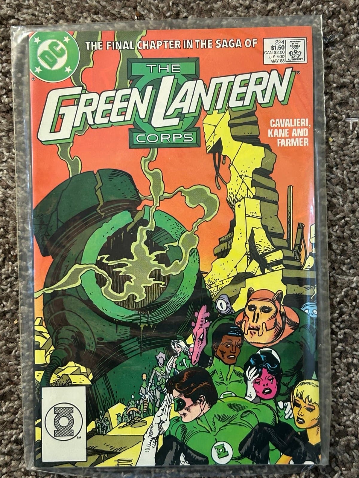 Green Lantern Corps. #222, 223, 224 (1988 DC) Lot of 3 - Thumbnail 4