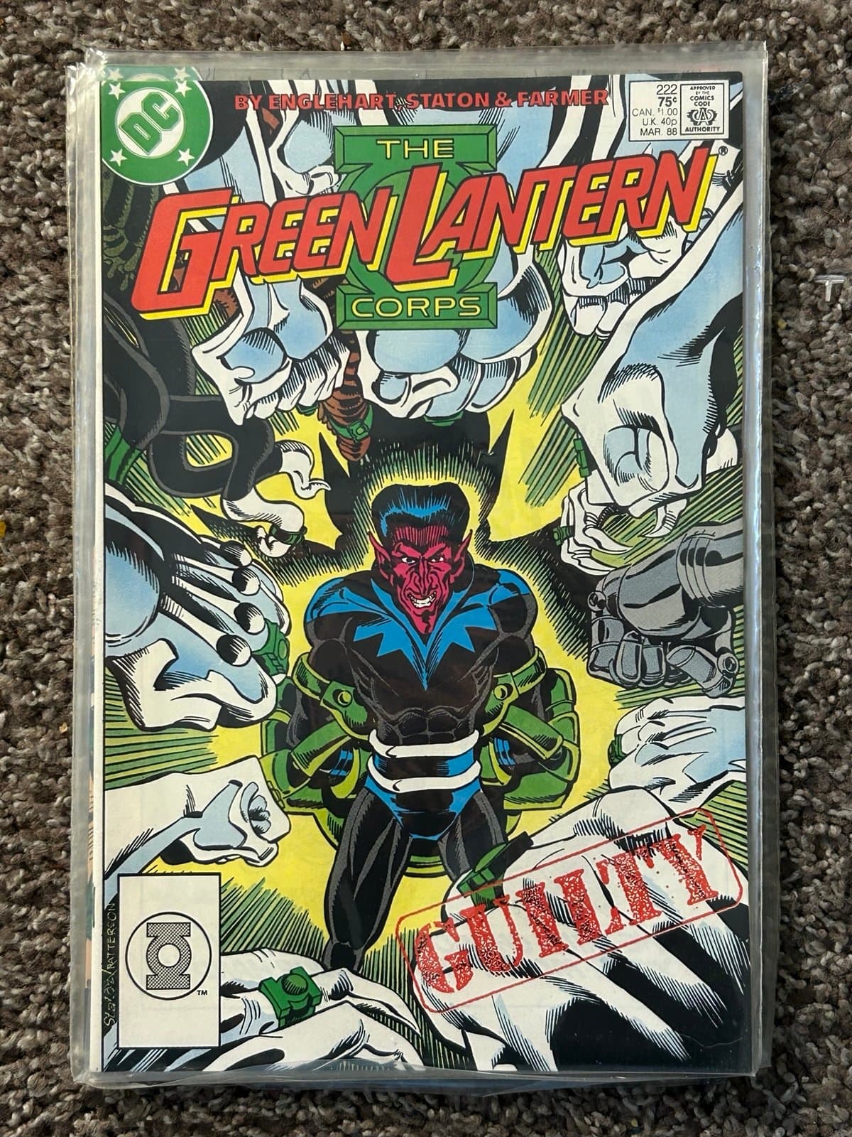 Green Lantern Corps. #222, 223, 224 (1988 DC) Lot of 3 - Thumbnail 2