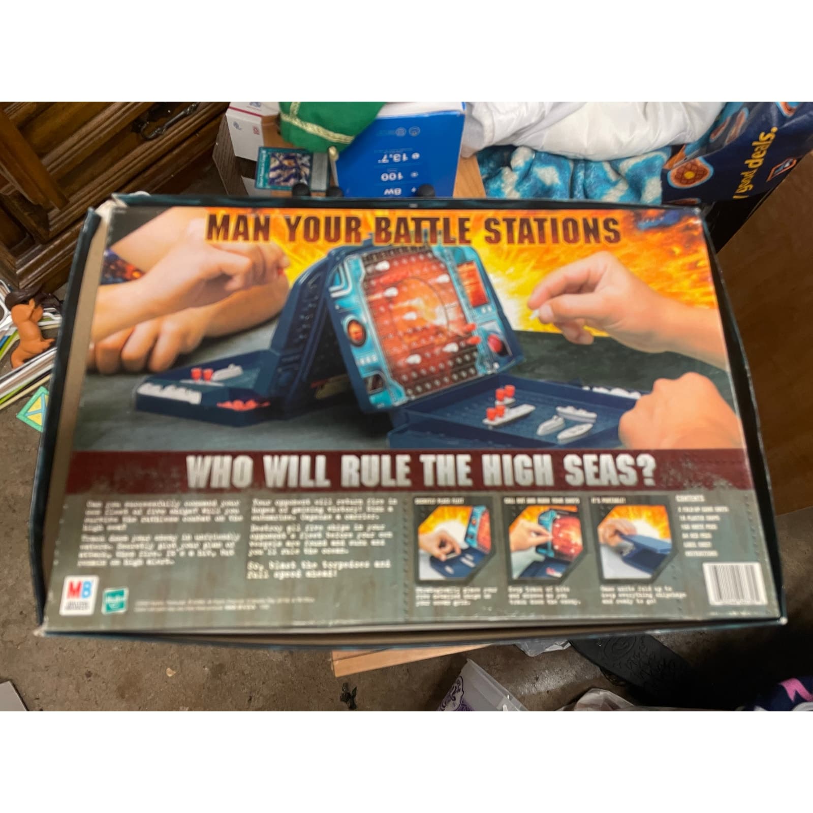 Battleship: The Classic Naval Combat Game Board Game by Milton Bradley - Thumbnail 7