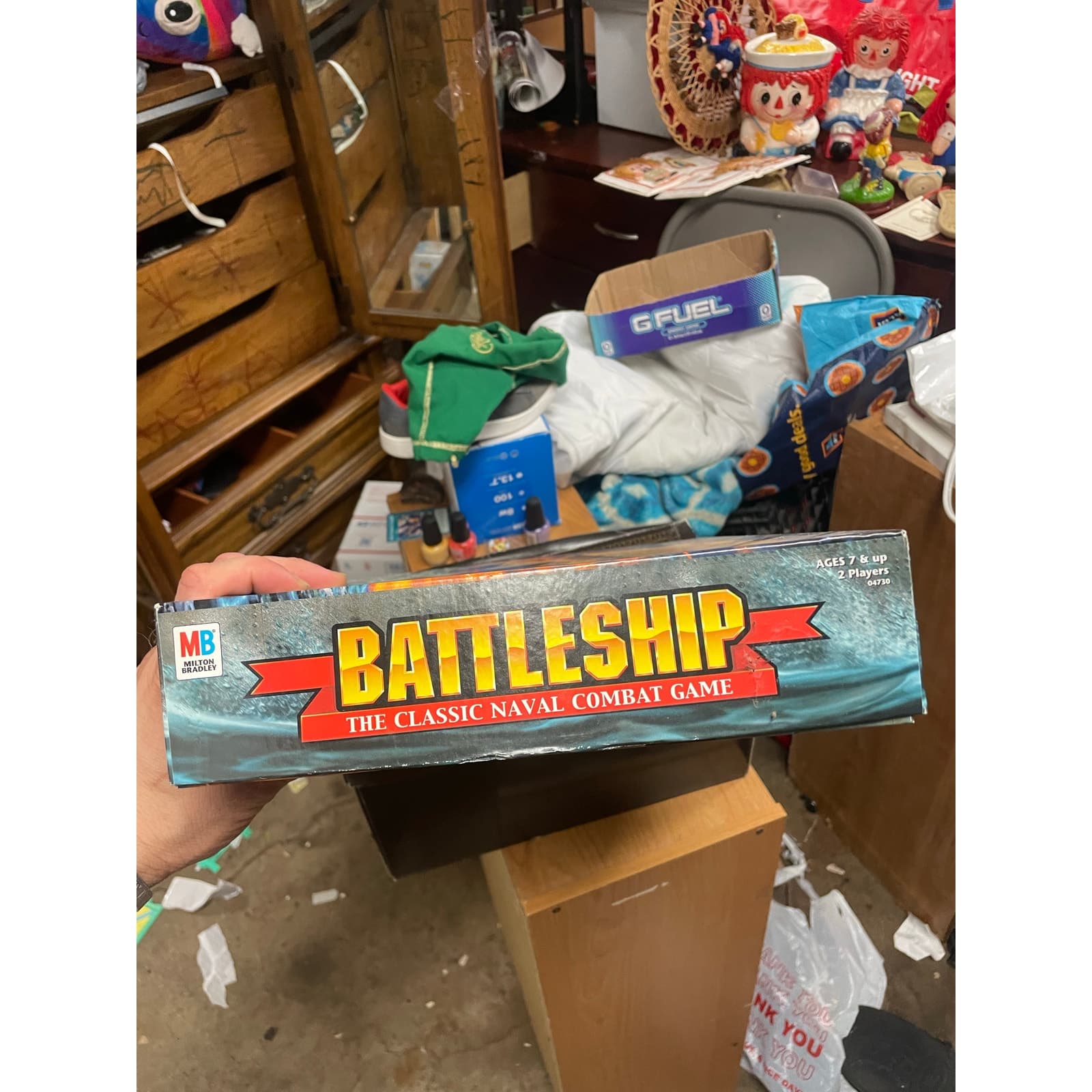 Battleship: The Classic Naval Combat Game Board Game by Milton Bradley - Thumbnail 3