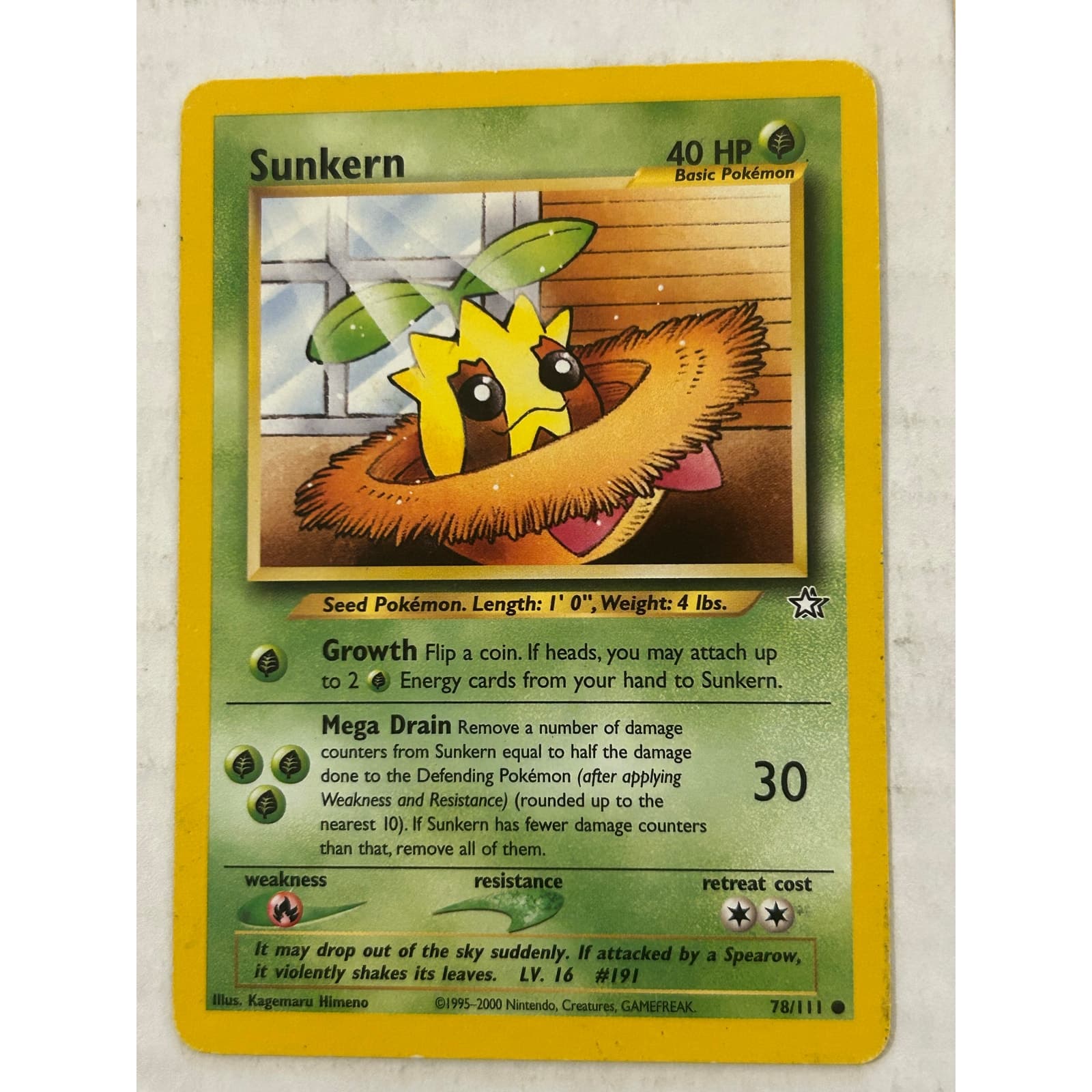 Neo Genesis Vintage Pokemon TCG Lot of 8, 6 Common, 2 Uncommon - Thumbnail 5