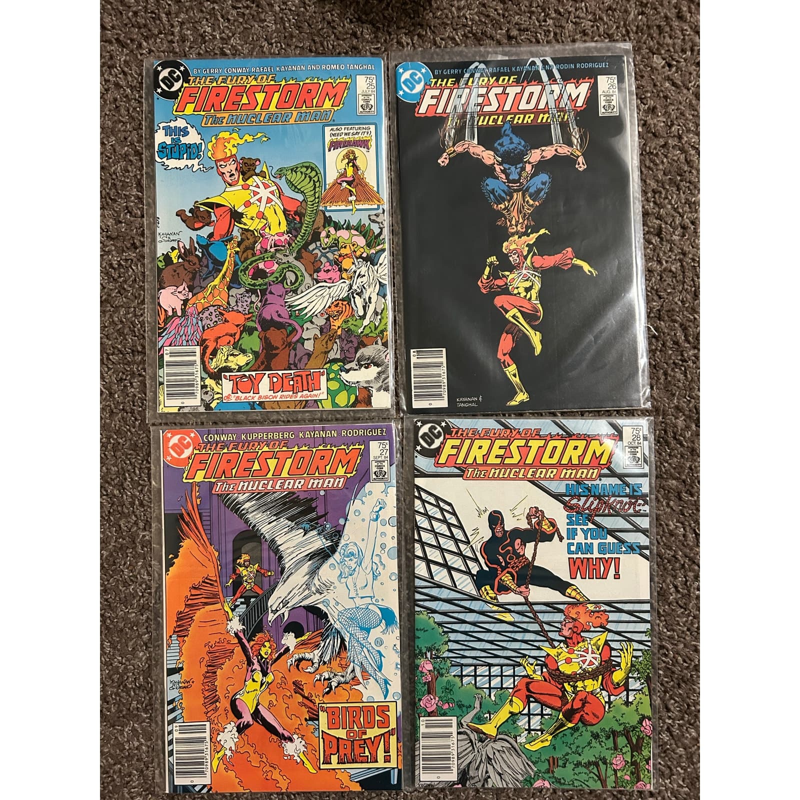 The Fury of Firestorm: The Nuclear Man #25 - 28 (1984 DC) 1 Key Lot of 4 - Image 1