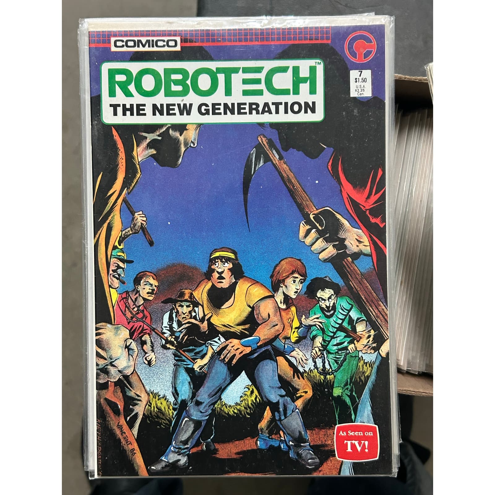 Robotech: The New Generation #7, 8, 9, 11, 19, 20 (1985 Comico) Lot of 6 Vintage - Thumbnail 2