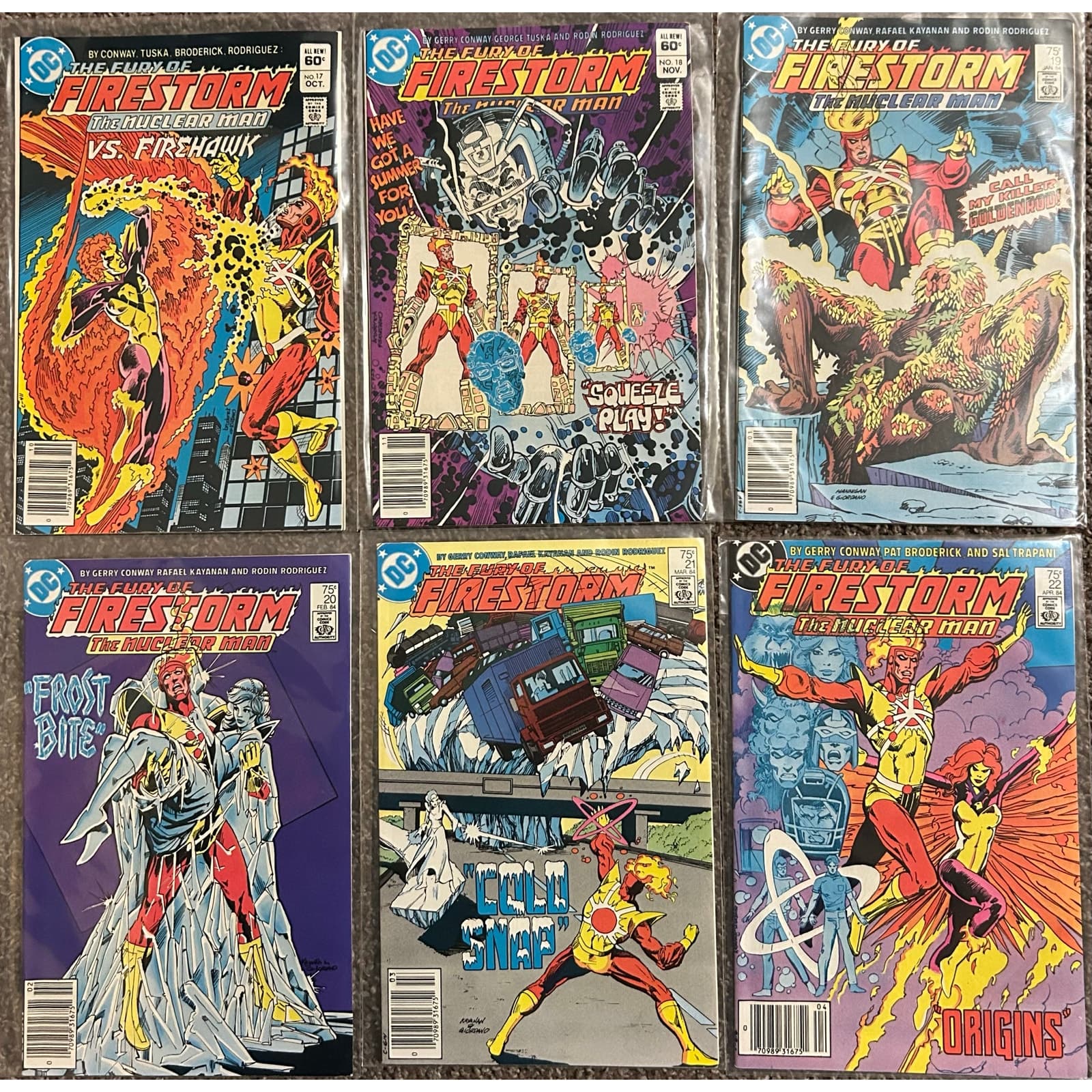 The Fury of Firestorm: The Nuclear Man #17 - 22 (1984 DC) 3 Keys Lot of 6 - Image 1