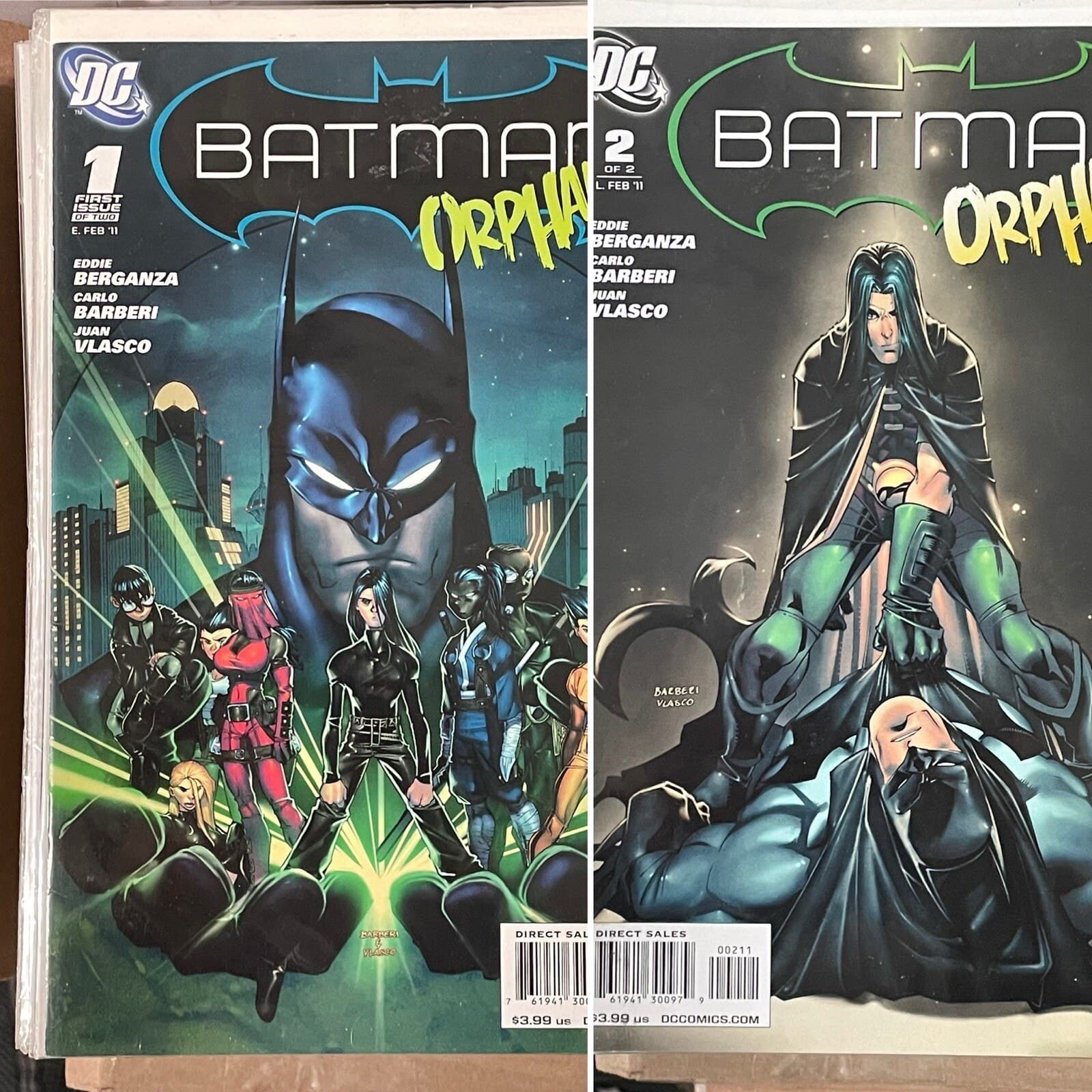 Batman Orphans # 1-2 (1989 DC) Complete Set Of 2 - Image 1