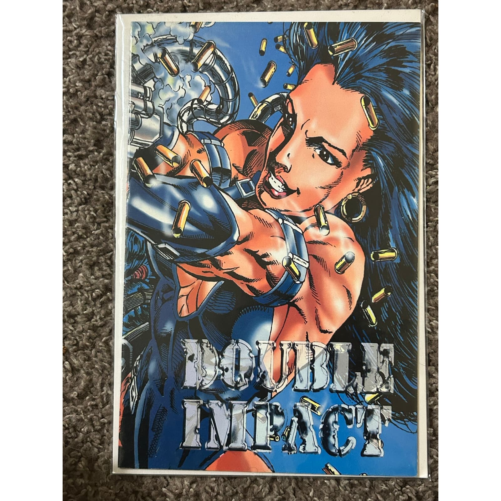 Double Impact #0, 3, 4 (1995 High Impact Entertainment) Lot of 3 - Thumbnail 4