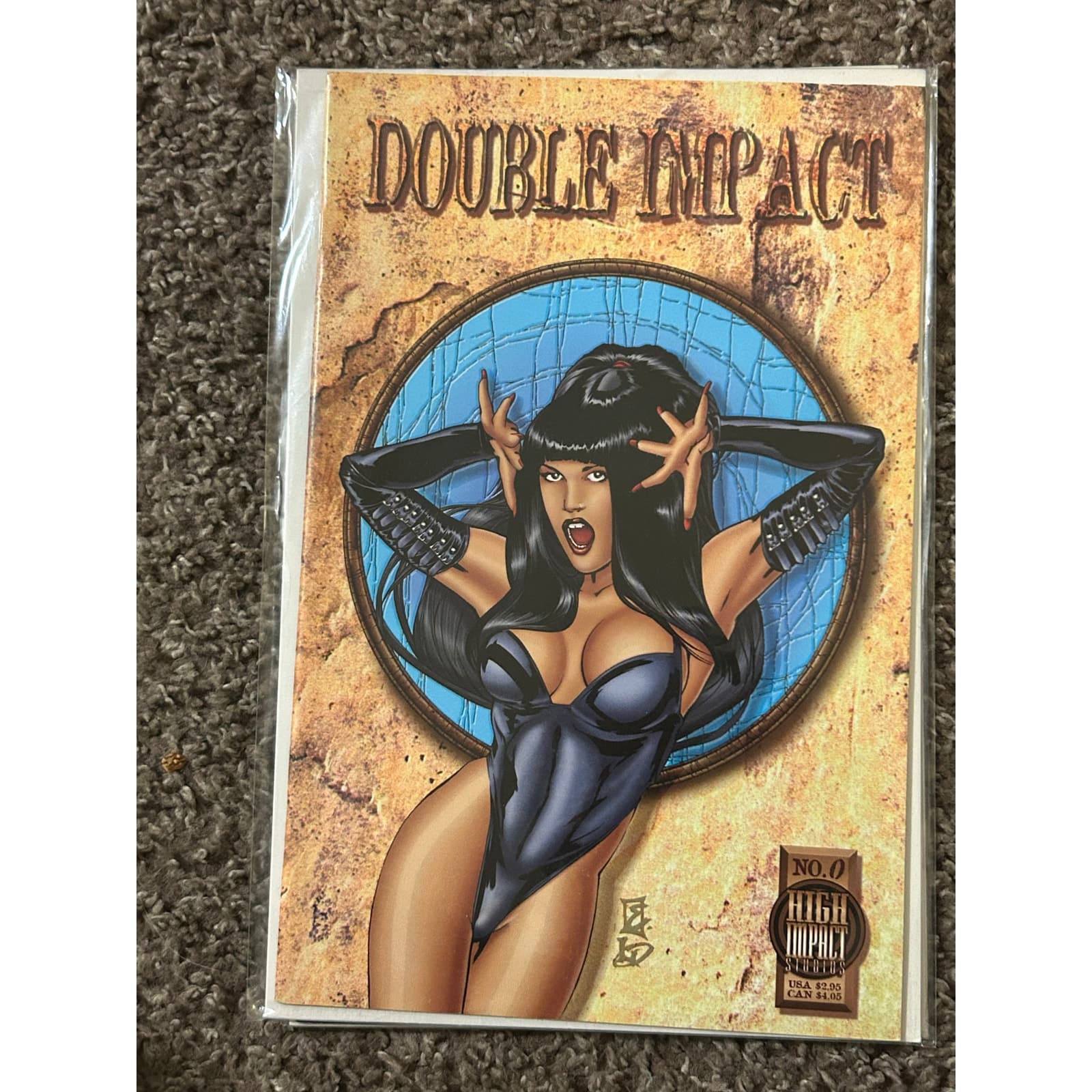 Double Impact #0, 3, 4 (1995 High Impact Entertainment) Lot of 3 - Thumbnail 2