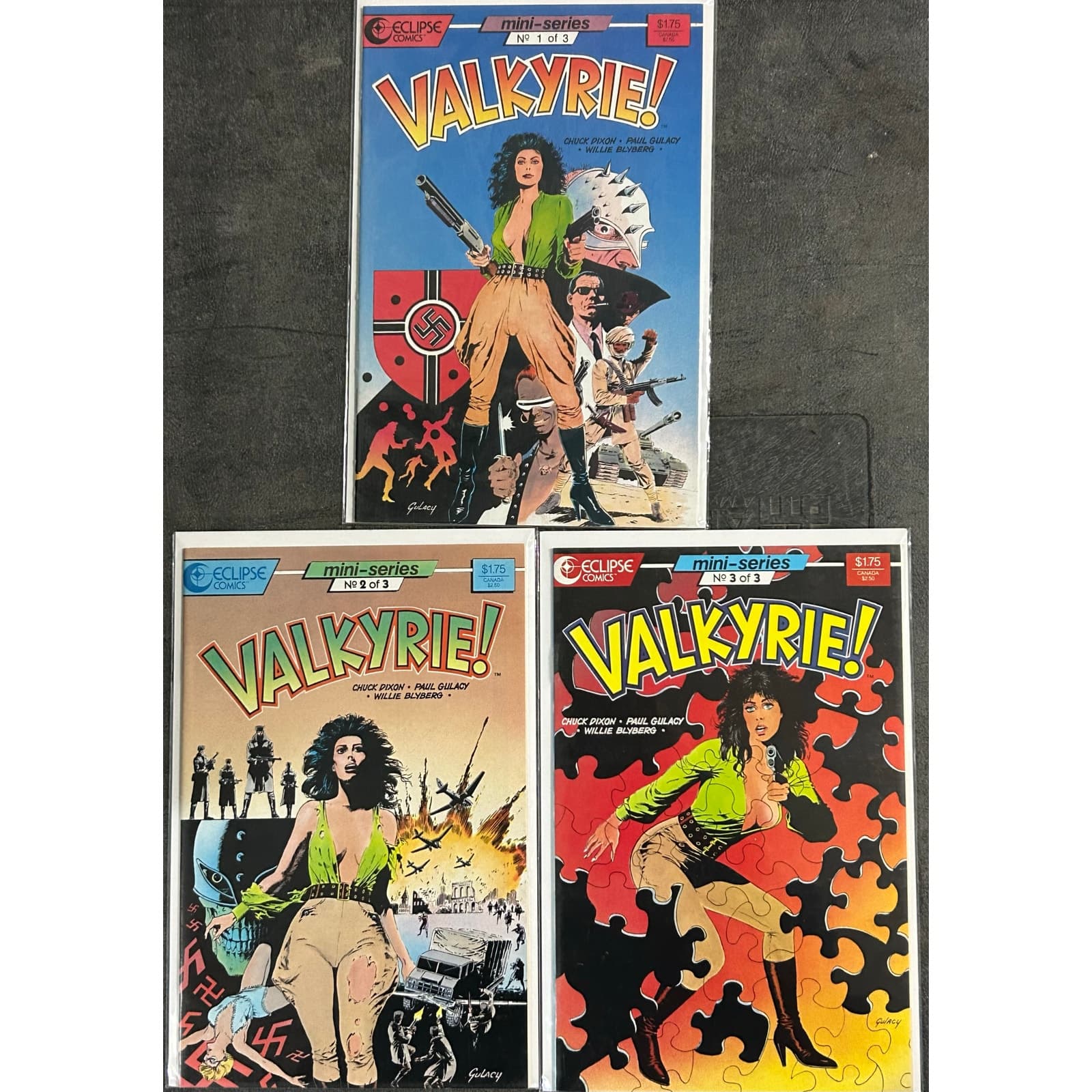 Valkyrie #1 - 3 (1987 Eclipse Comics) Complete Series - Image 1