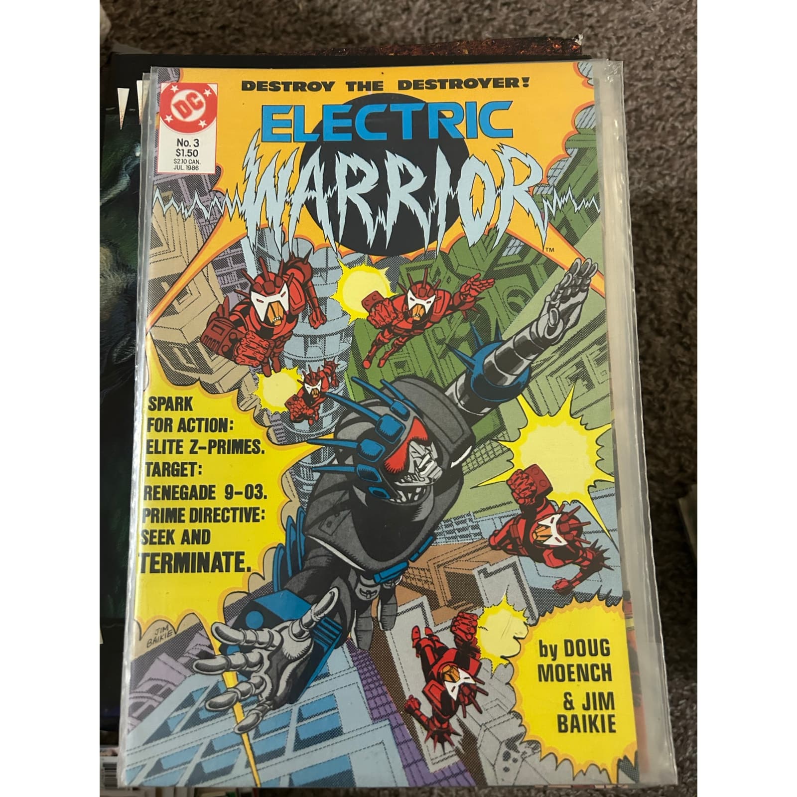 Electric Warrior #1 - 18 (1986 DC) Complete Series of 18 Issues - Thumbnail 5