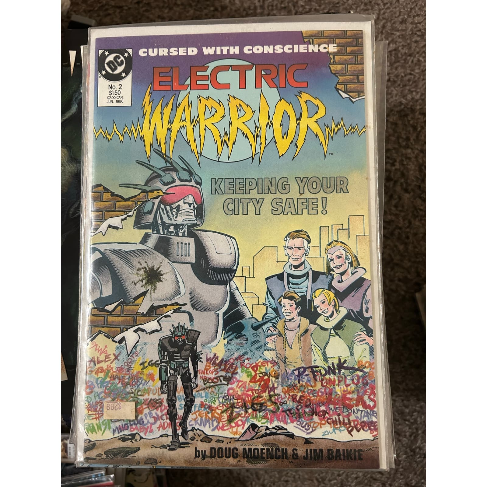 Electric Warrior #1 - 18 (1986 DC) Complete Series of 18 Issues - Thumbnail 6