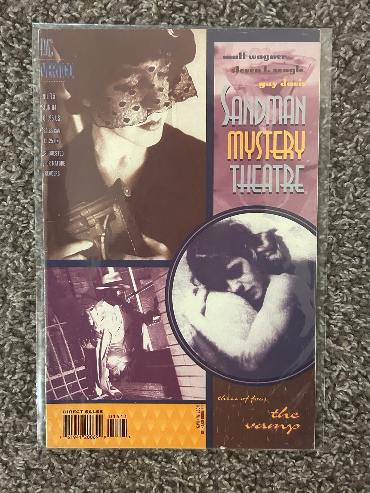 Sandman Mystery Theatre #1, 3, 4, 5, 6, 9, 11, 15 (1993 DC) Lot of 8 - Thumbnail 9