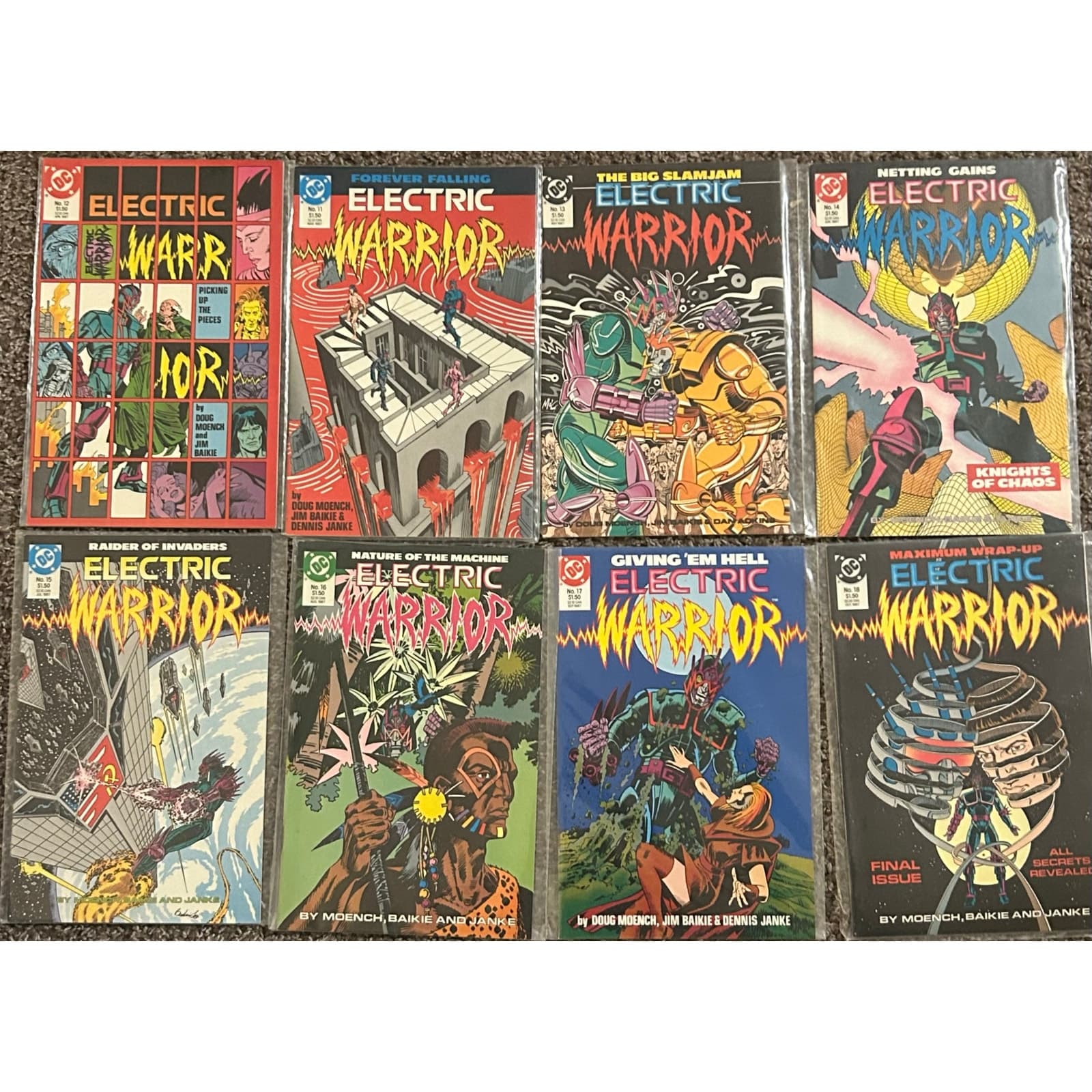 Electric Warrior #1 - 18 (1986 DC) Complete Series of 18 Issues - Thumbnail 2