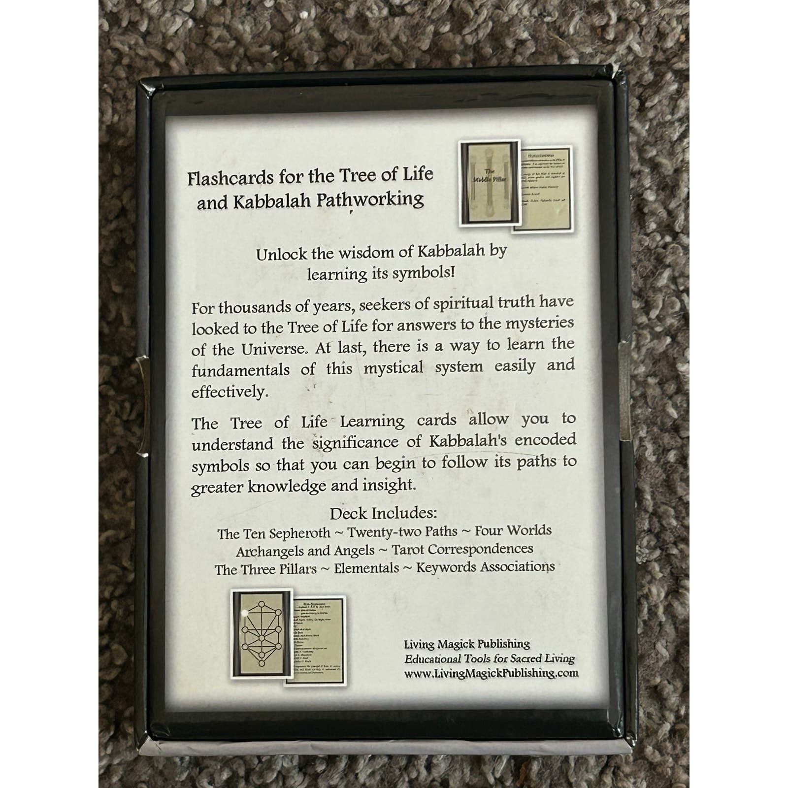 Tree of Life Learning Cards from the Living Magick Learning Card Series - Thumbnail 2