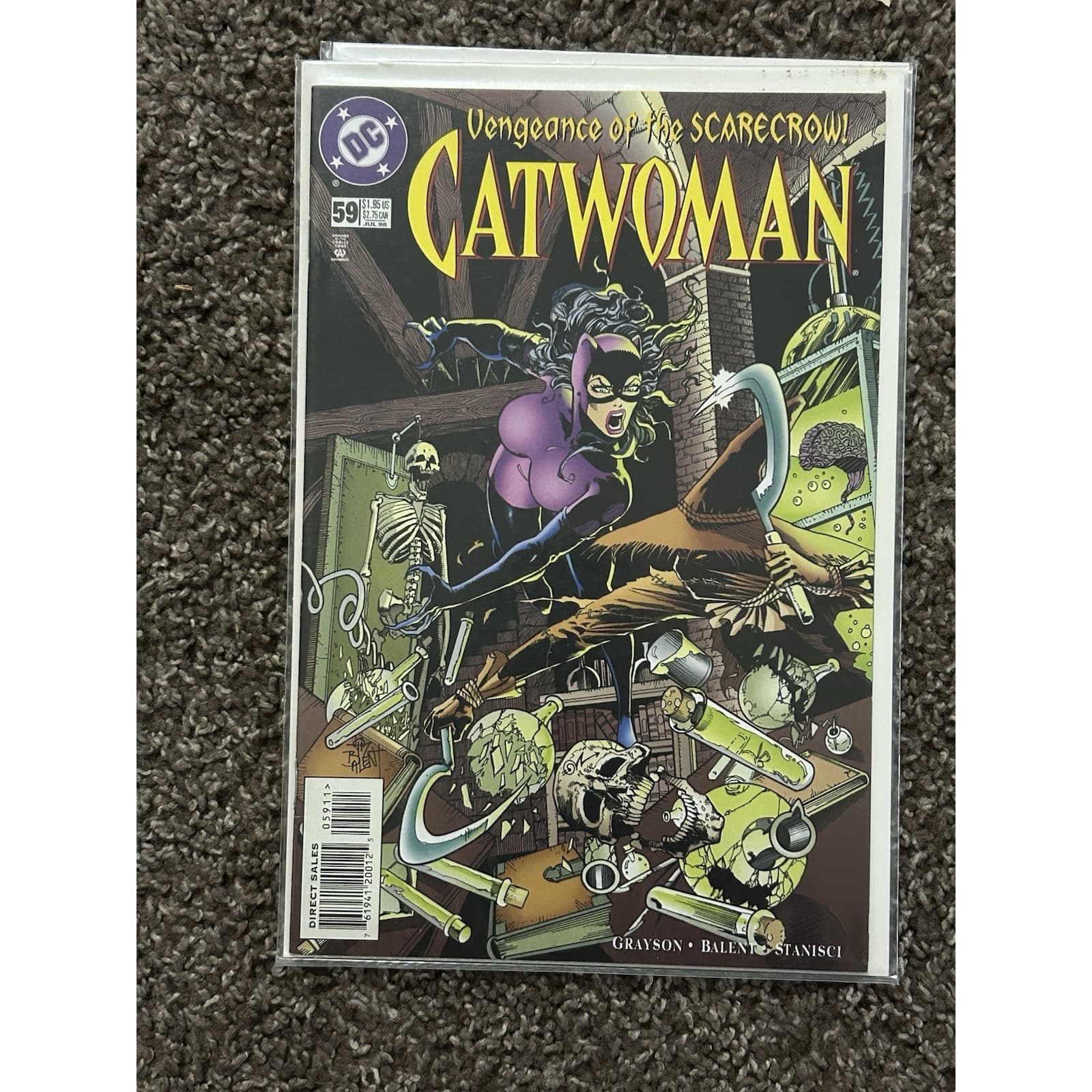 Catwoman 2 Series #56 - 60 (1998 DC) Lot Of 5 Poison Ivy - Batman - Scarecrow - Thumbnail 5