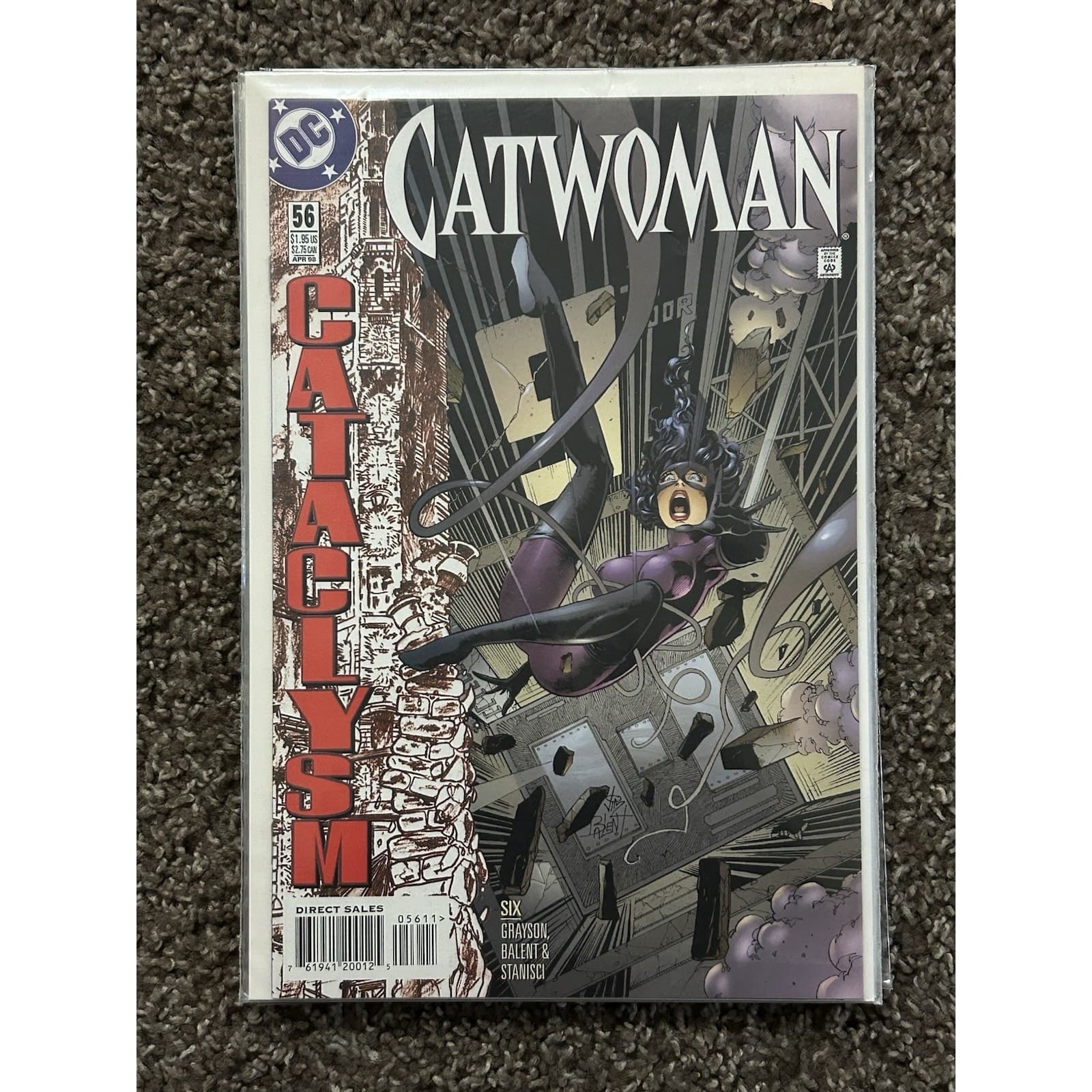 Catwoman 2 Series #56 - 60 (1998 DC) Lot Of 5 Poison Ivy - Batman - Scarecrow - Thumbnail 2