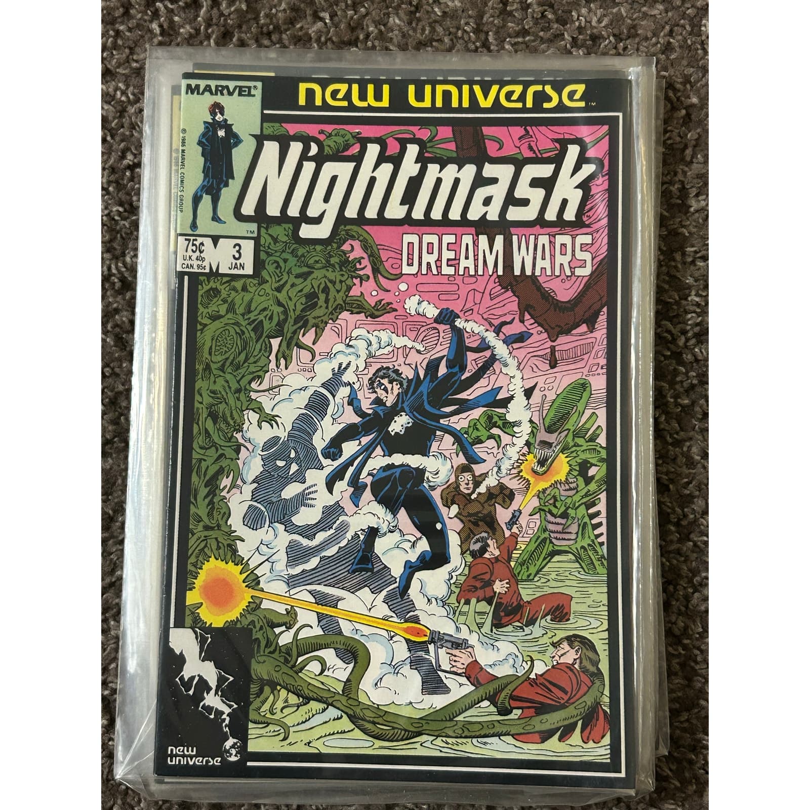 New Universe Nightmask #1 - 6 (1986 Marvel) Lot of 6 - 1 KEY - Thumbnail 6
