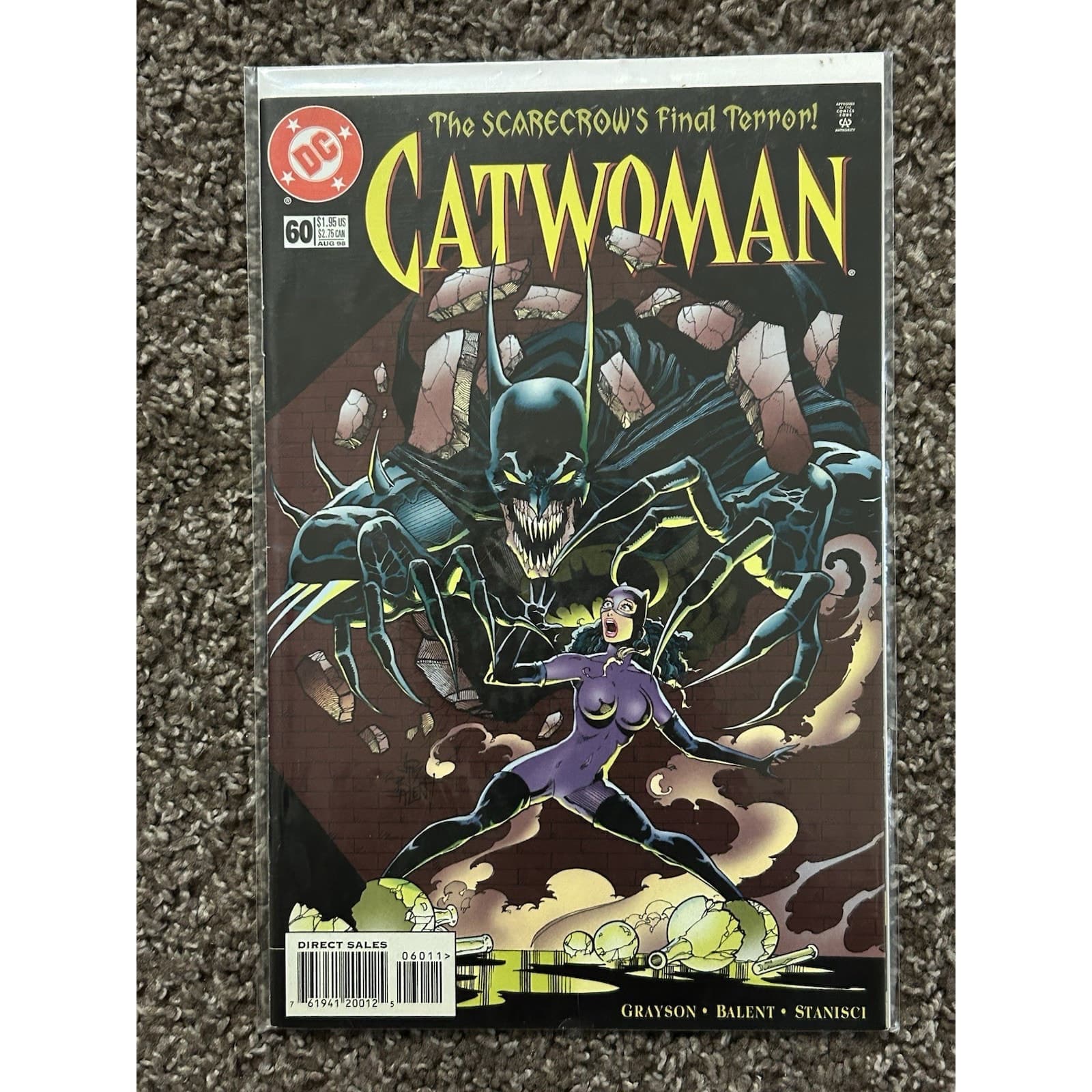 Catwoman 2 Series #56 - 60 (1998 DC) Lot Of 5 Poison Ivy - Batman - Scarecrow - Thumbnail 6