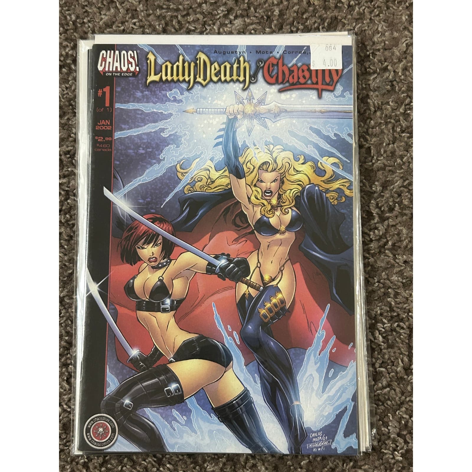 Lady Death: Chastity #1, Between Heaven & Hell #1, & re-IMAGINED #1 (1994 Chaos - Thumbnail 2