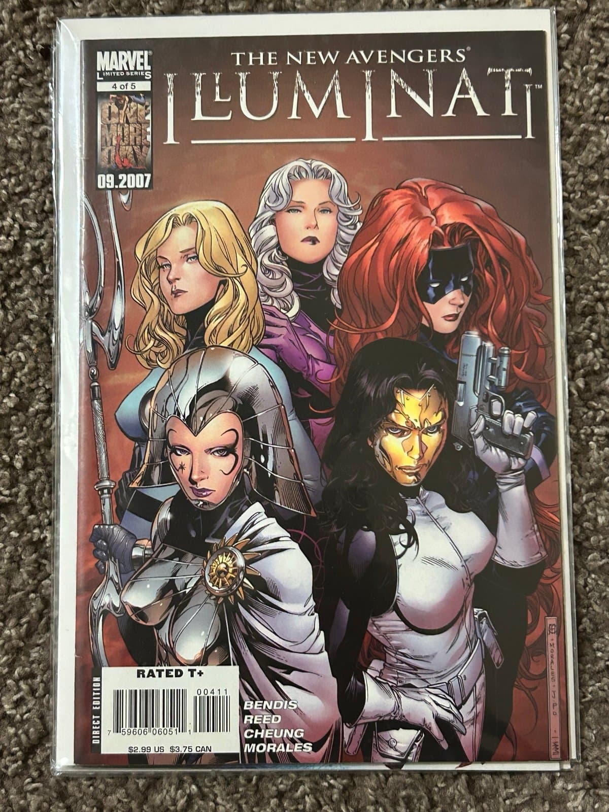 New Avengers Illuminati #4 & 5 (2007 Marvel) Lot of 2 - 1 KEY ISSUE - Thumbnail 2