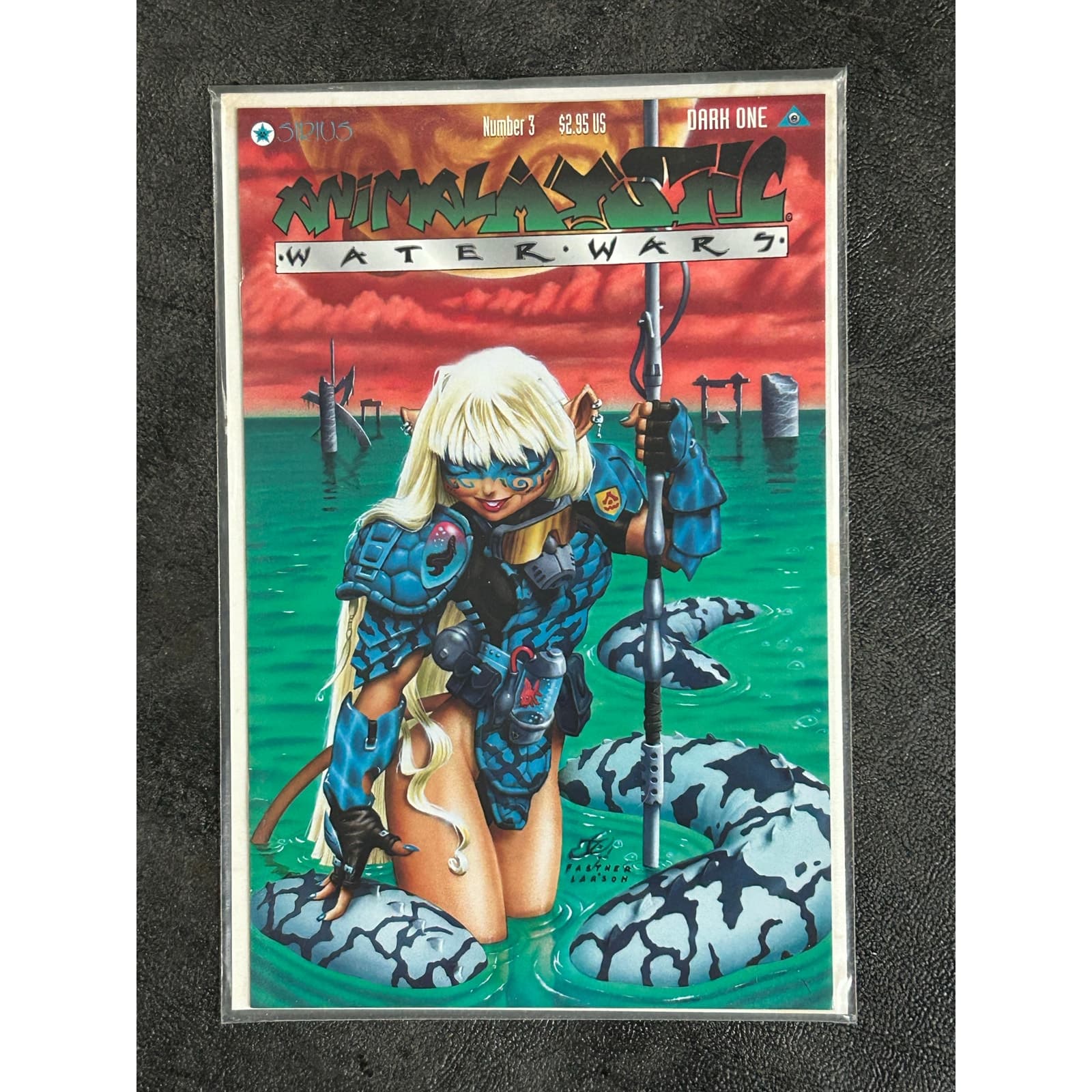 Animal Mystic #1 & Water Wars #1, 2, 3 (1993-96 Sirius) Lot of 4 - 1 KEY ISSUE - Thumbnail 5