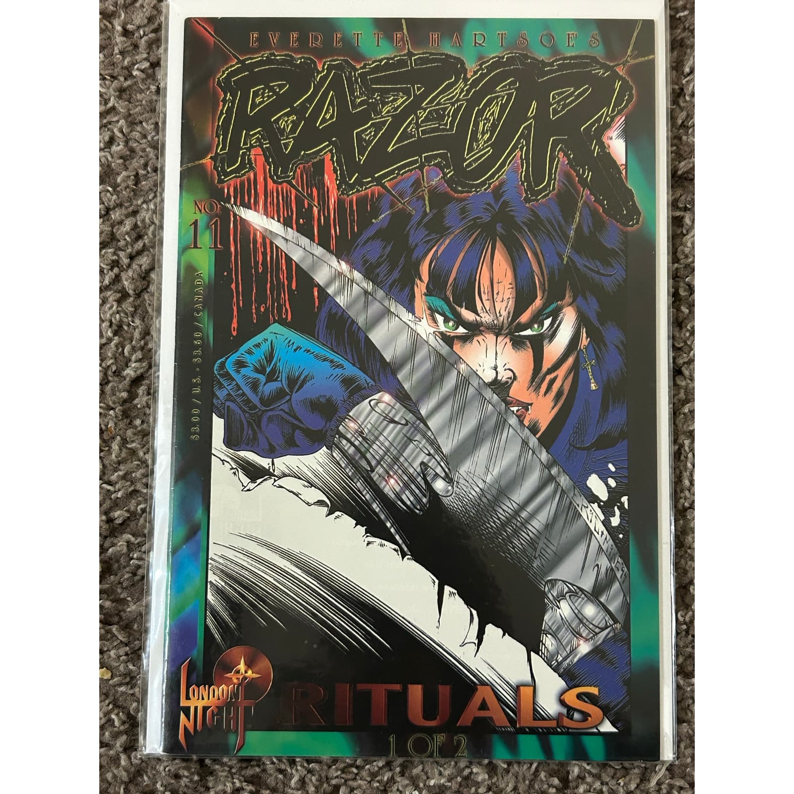 Razor 1st Series #11, 12 (1995 London Night) Lot of 2 - Thumbnail 2