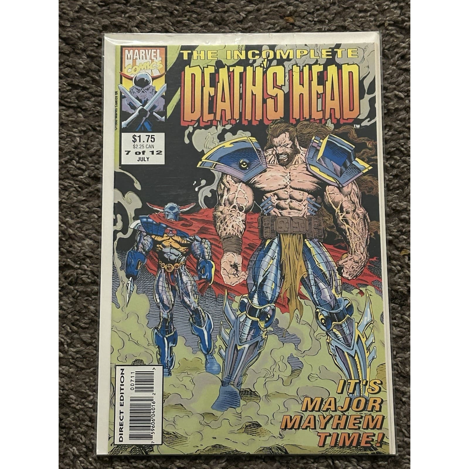 Incomplete Death's Head 1 - 7 (1993 Marvel UK) 12 ISSUE MINI SERIES - LOT OF 7 - Thumbnail 8