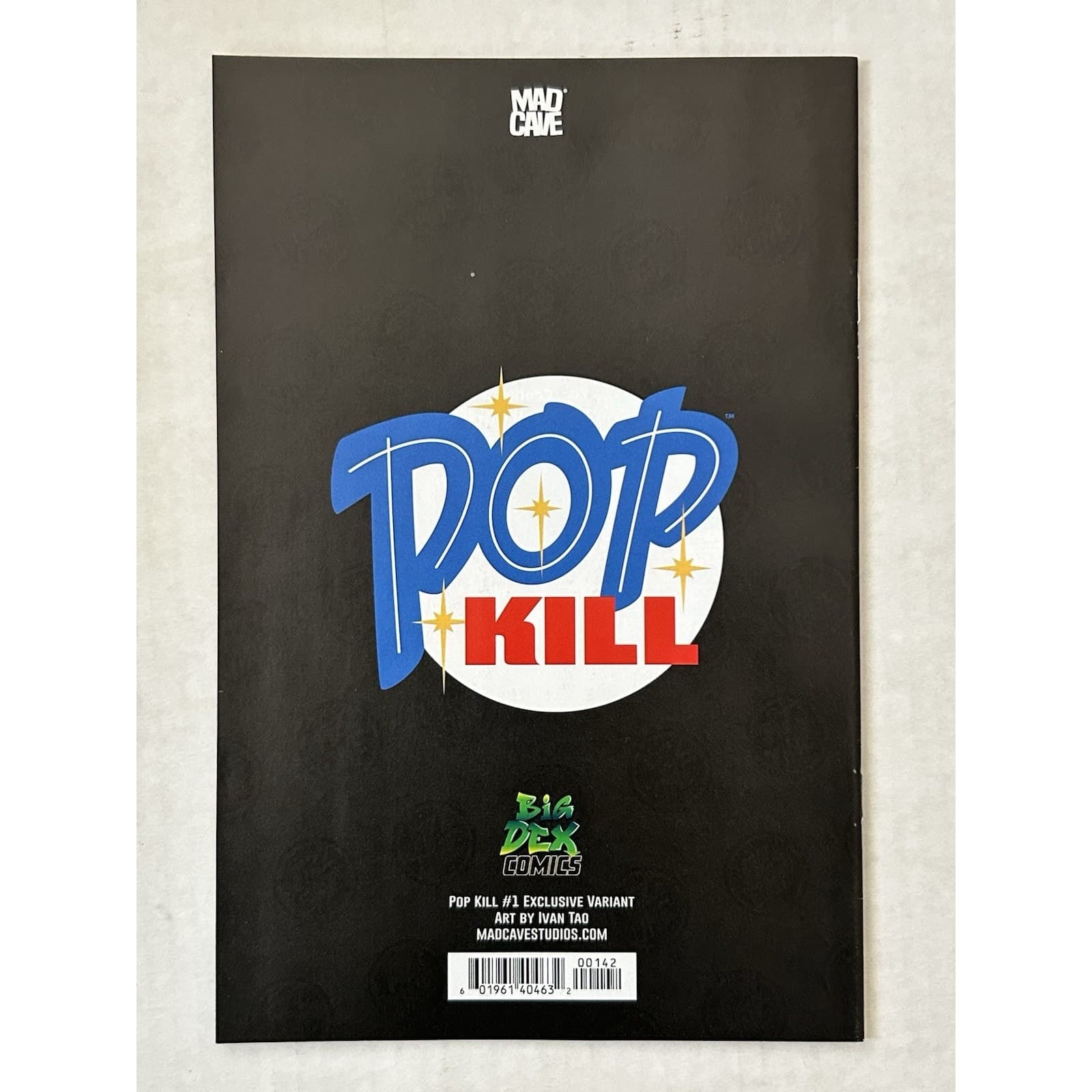 POP KILL #1 VIRGIN IVAN TAO (2025 Mad Cave) Big Dex Comics Exclusive - Thumbnail 2