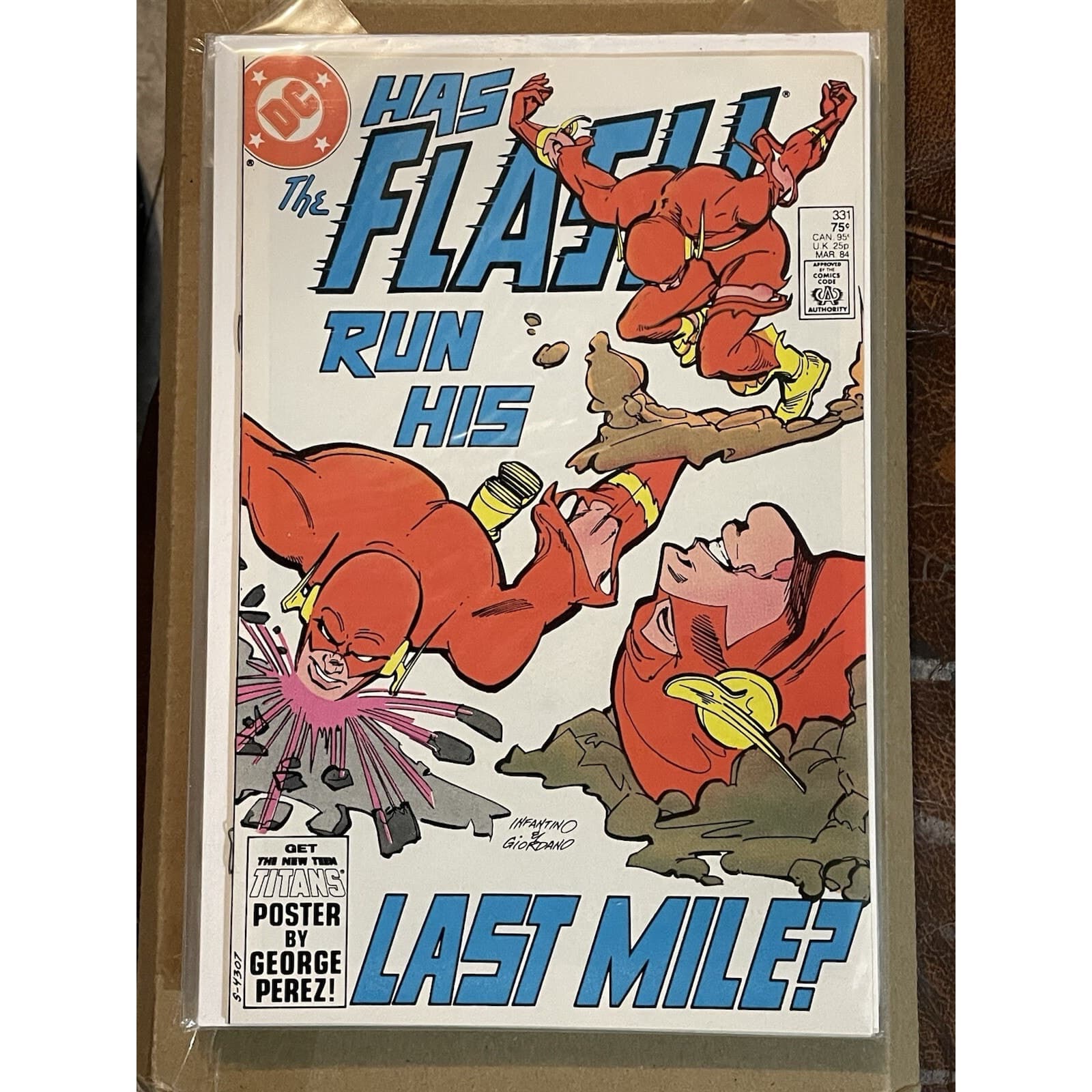 Lot Of 5 FLASH #331 - 335 (1984 DC) Infantino & Giordano Covers - Thumbnail 2