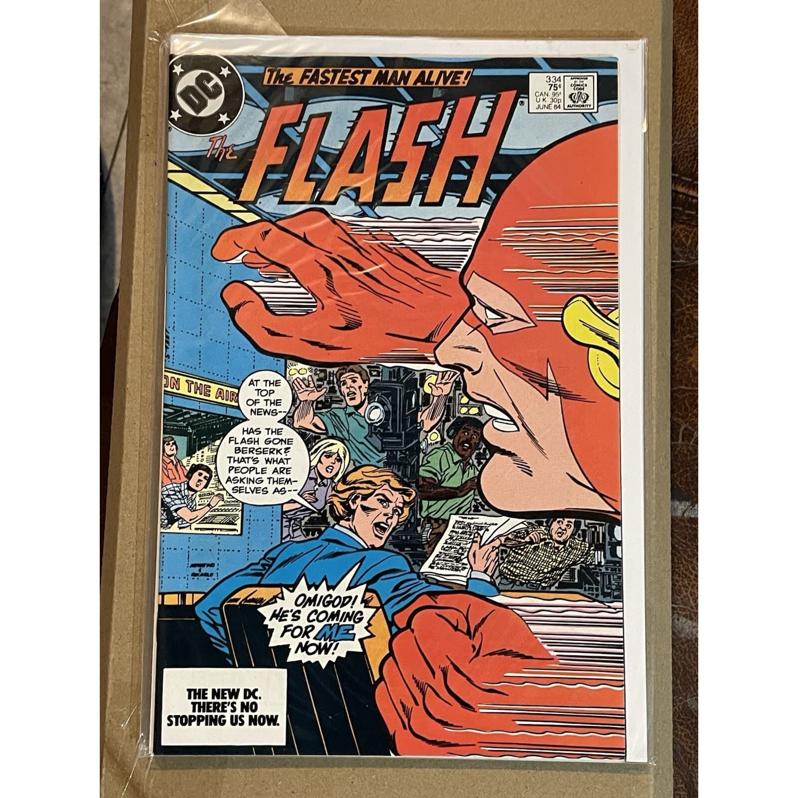 Lot Of 5 FLASH #331 - 335 (1984 DC) Infantino & Giordano Covers - Thumbnail 5