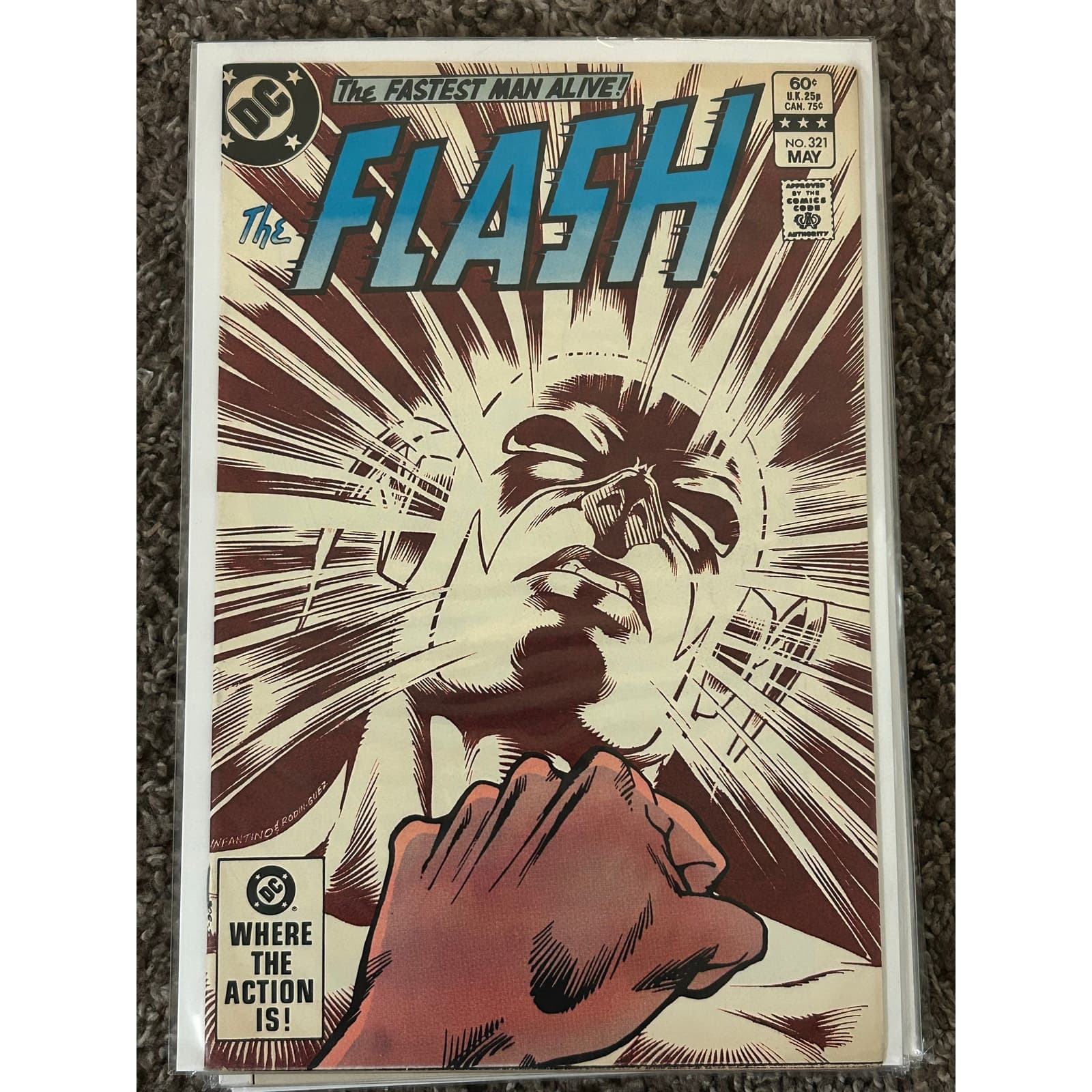 FLASH #316, 321, 322, 325 (1982 DC) Lot of 4 - Carmine Infantino Covers - Thumbnail 5