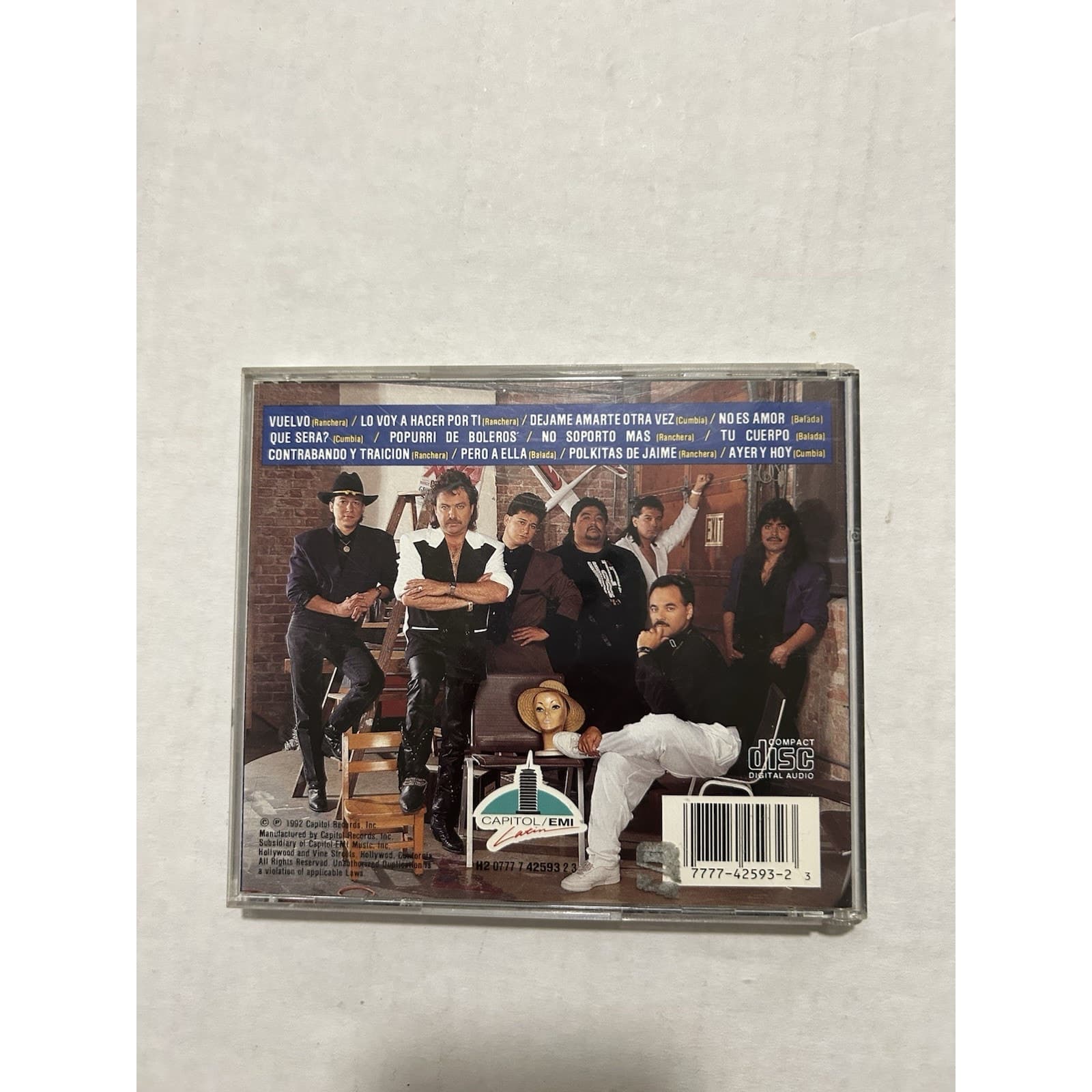 MAZZ Lo Hare Por Ti (1992 Capitol/EMI) Joe Lopez/Gonzalez Cumbia Original CD - Thumbnail 4