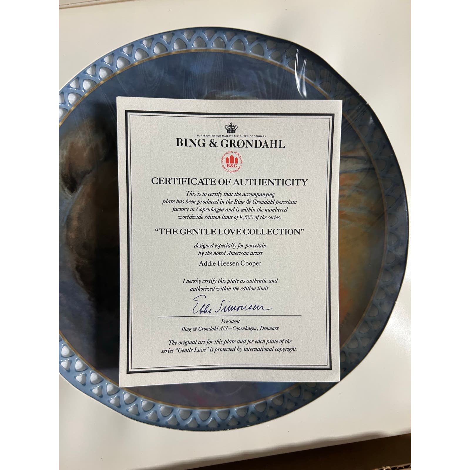 Vintage Porcelain Bing & Grøndahl Joanna & Jon Gentle Love by A. Heesen Cooper - Thumbnail 6