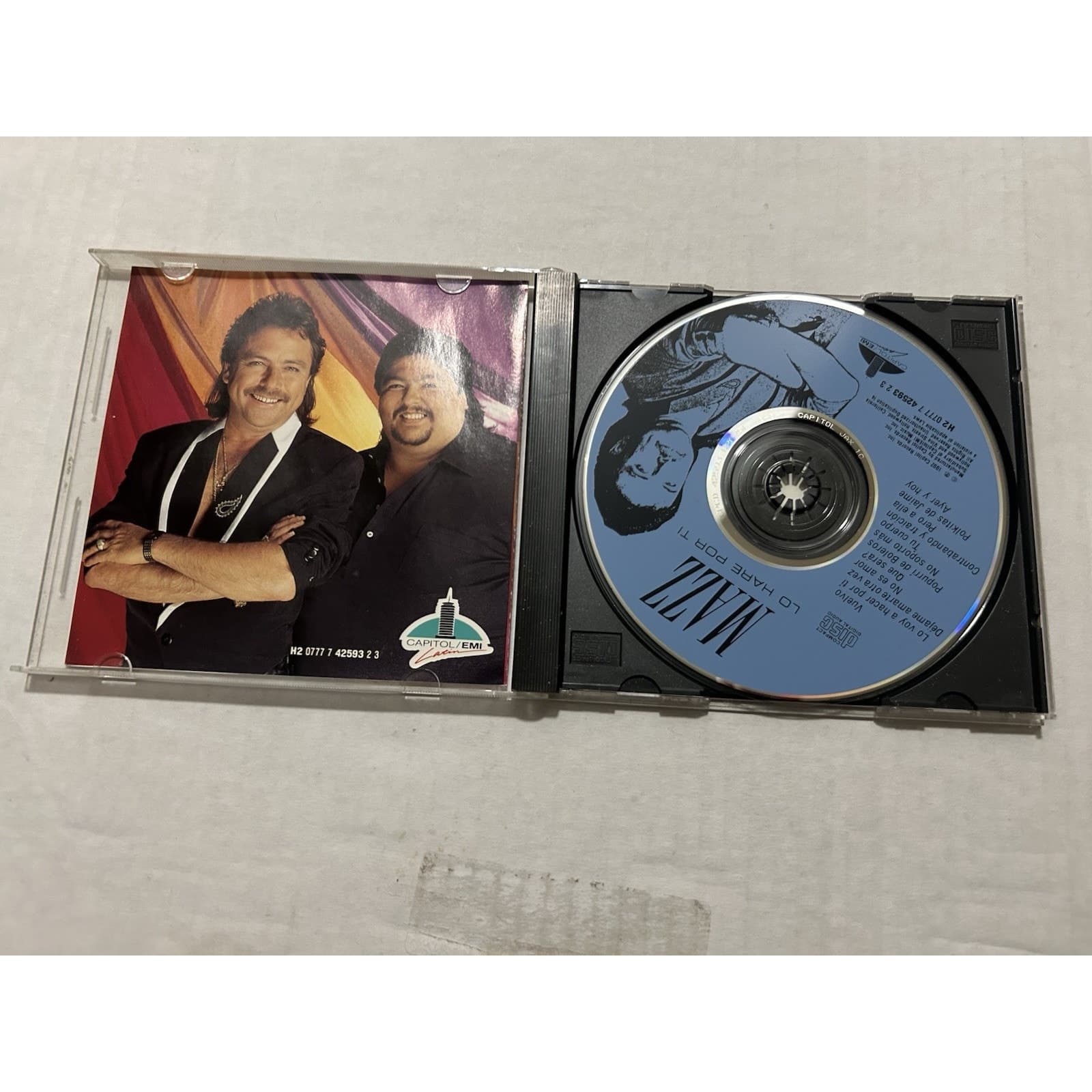 MAZZ Lo Hare Por Ti (1992 Capitol/EMI) Joe Lopez/Gonzalez Cumbia Original CD - Thumbnail 2