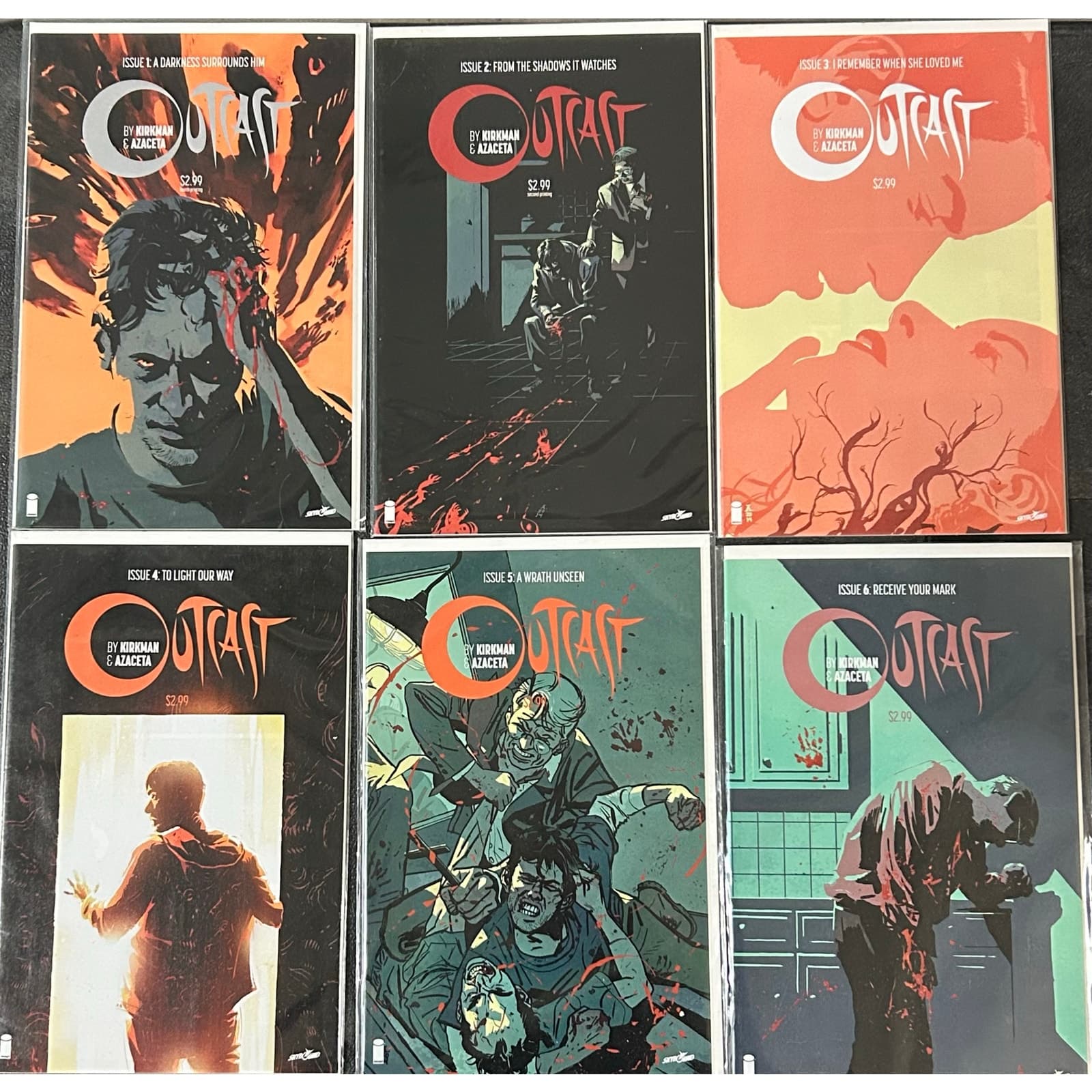 Outcast #1- 6 (2014 Image) Lot of 6 1st Prints - Image 1