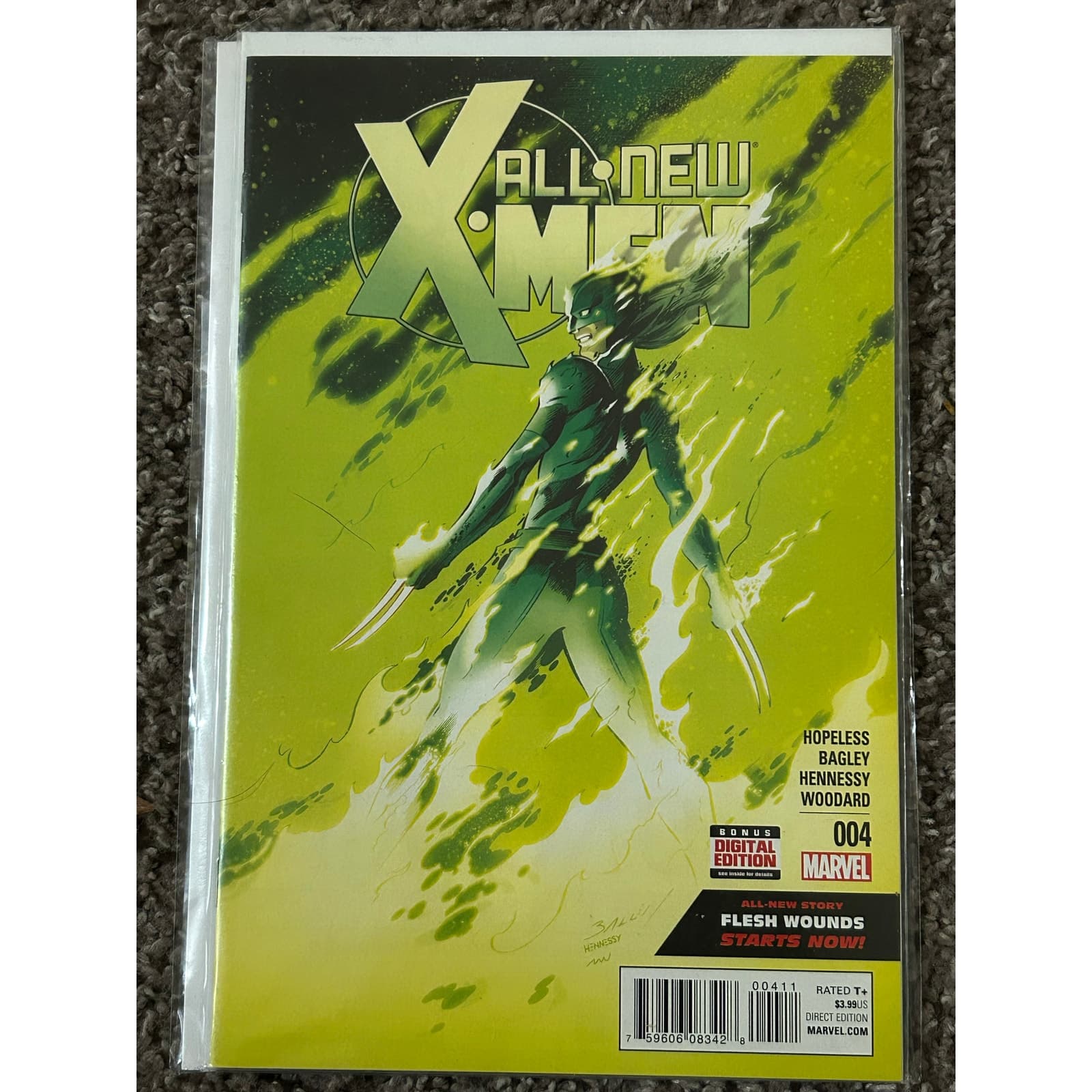 All-New X-Men #1, 2, 4, 9 (2016 Marvel) Lot of 4 - 1 KEY ISSUE - Thumbnail 4