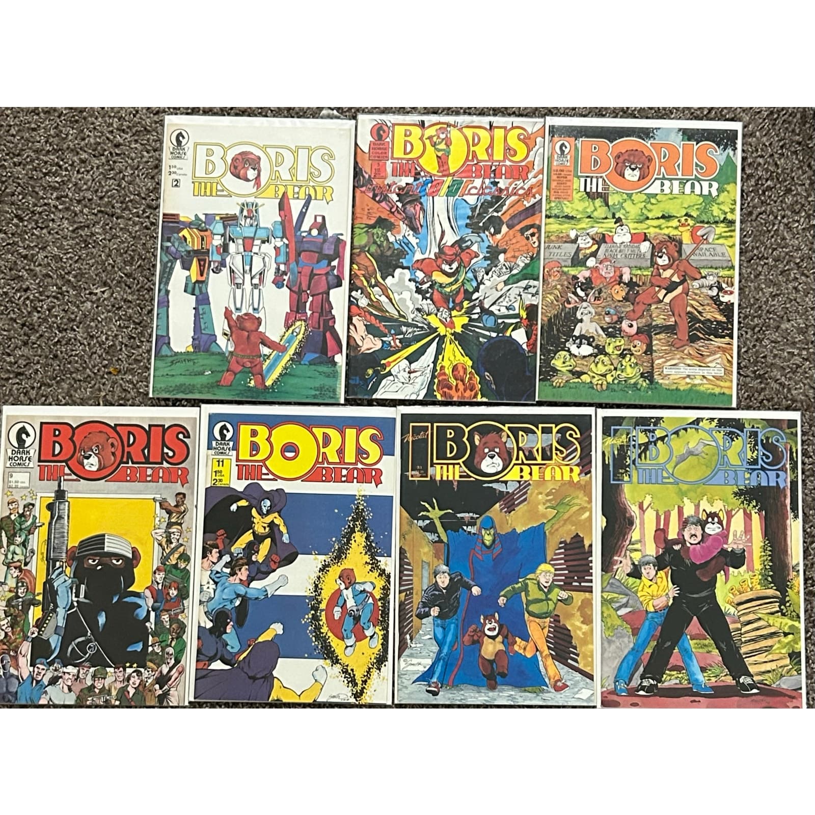 Boris The Bear #2, 3, 8, 9, 11, 31, 32 (1985 Dark Horse) Lot of 7 - Image 1