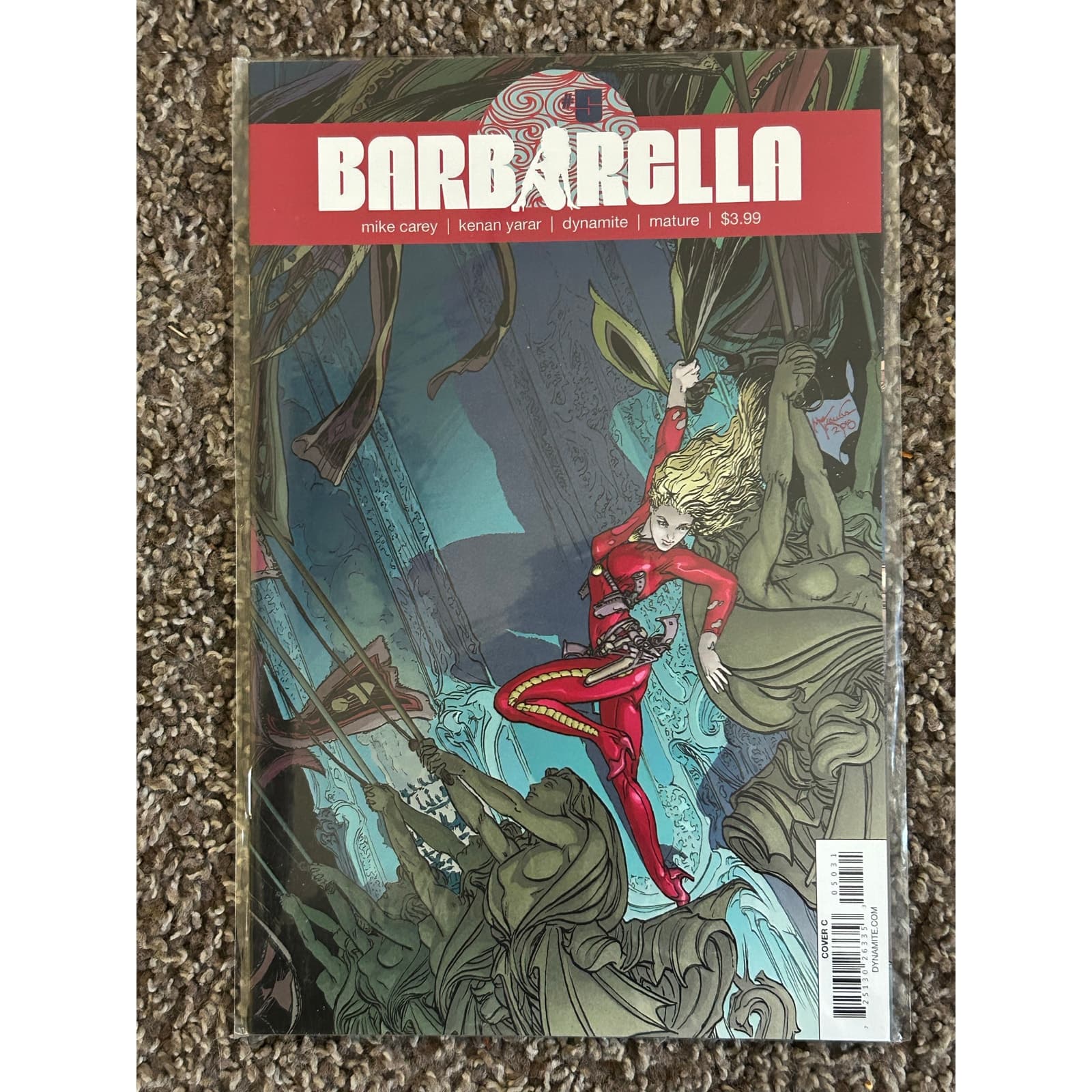 Barbarella #1 B/W, 1 Musabekov, 5 Kaluta (2018-21 Marvel) Lot of 3 - Thumbnail 4