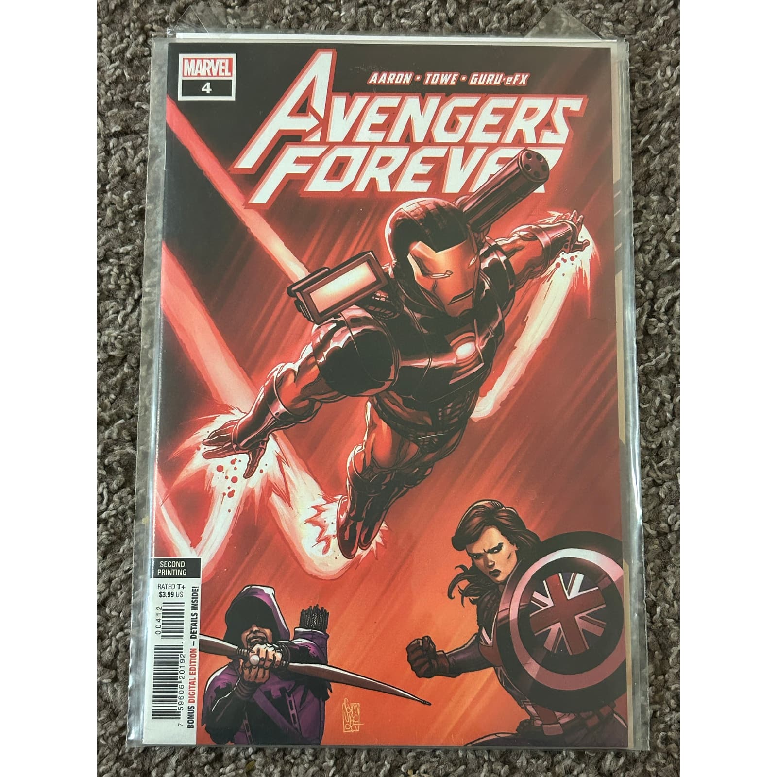 Avengers Forever Vol. 2 #4 2nd Print, 6 (2022 Marvel) Lot of 2 - 2 KEY ISSUES - Thumbnail 2