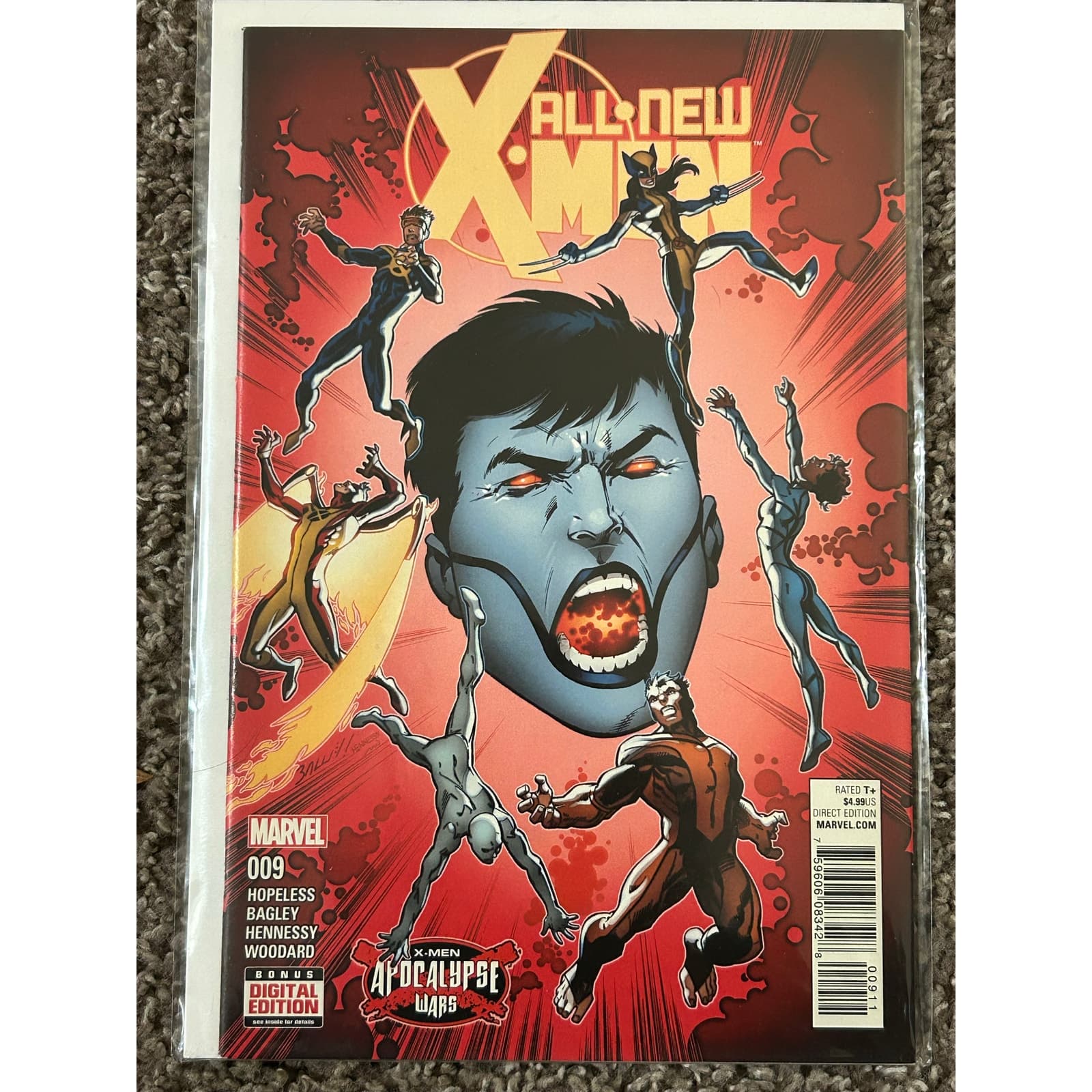 All-New X-Men #1, 2, 4, 9 (2016 Marvel) Lot of 4 - 1 KEY ISSUE - Thumbnail 5