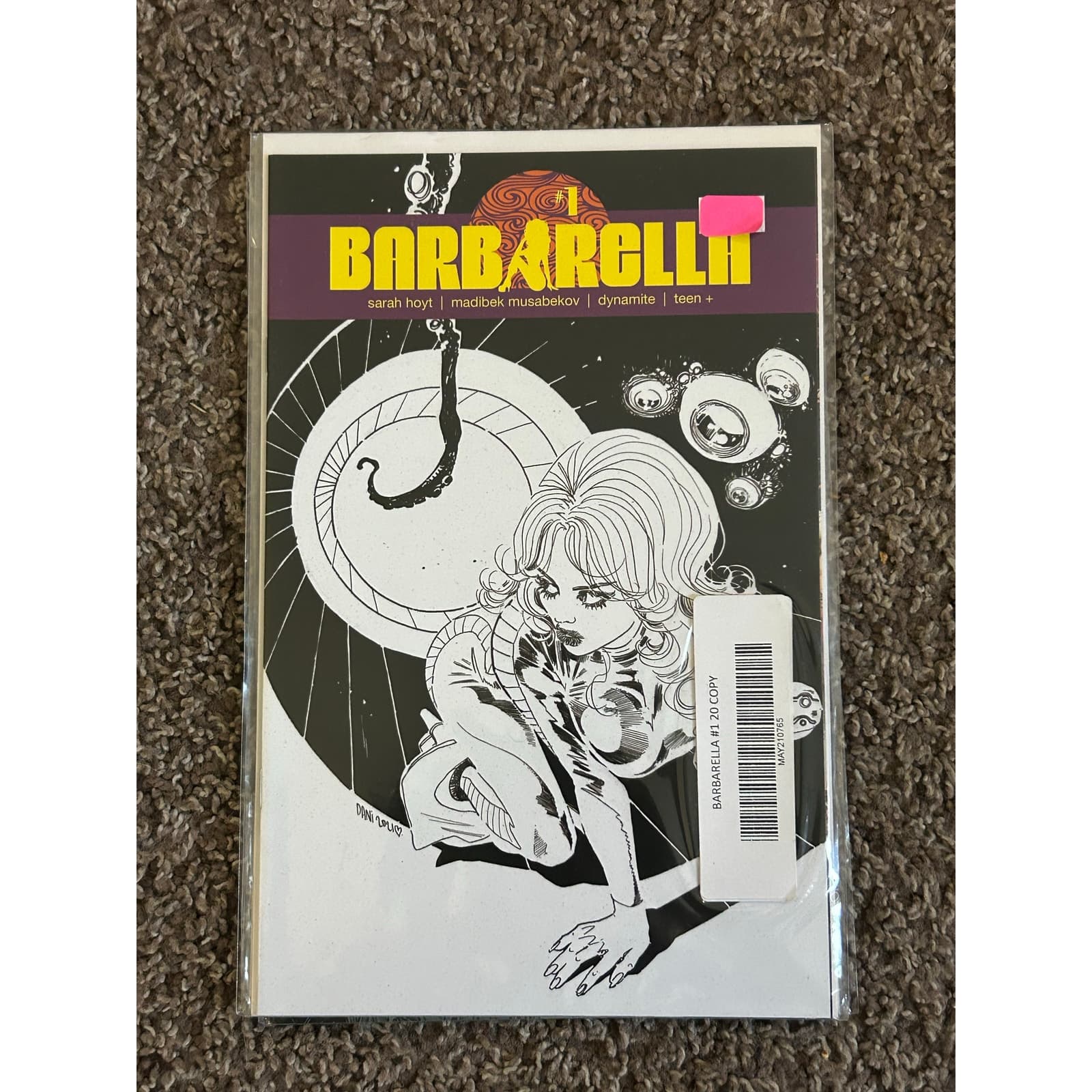 Barbarella #1 B/W, 1 Musabekov, 5 Kaluta (2018-21 Marvel) Lot of 3 - Thumbnail 2