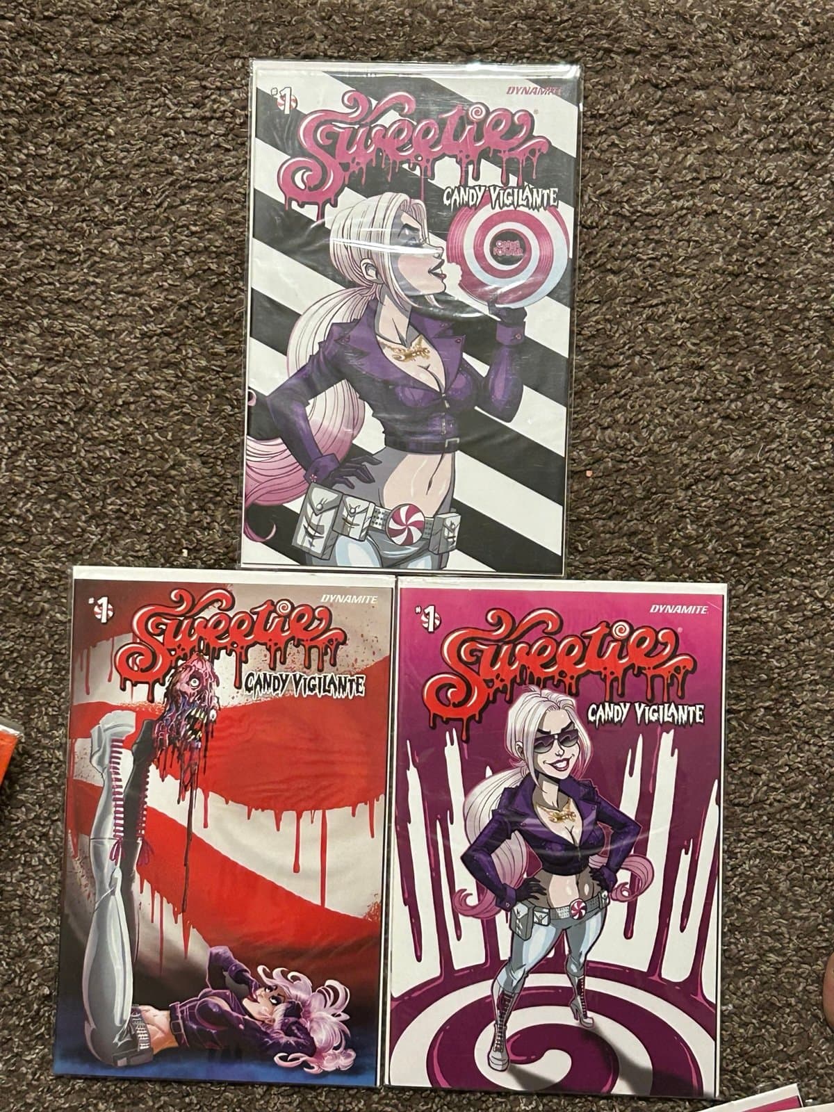 Sweetie Candy Vigilante #1A, 2B, 3C (2022 Dynamite) Lot of 3 - Image 1