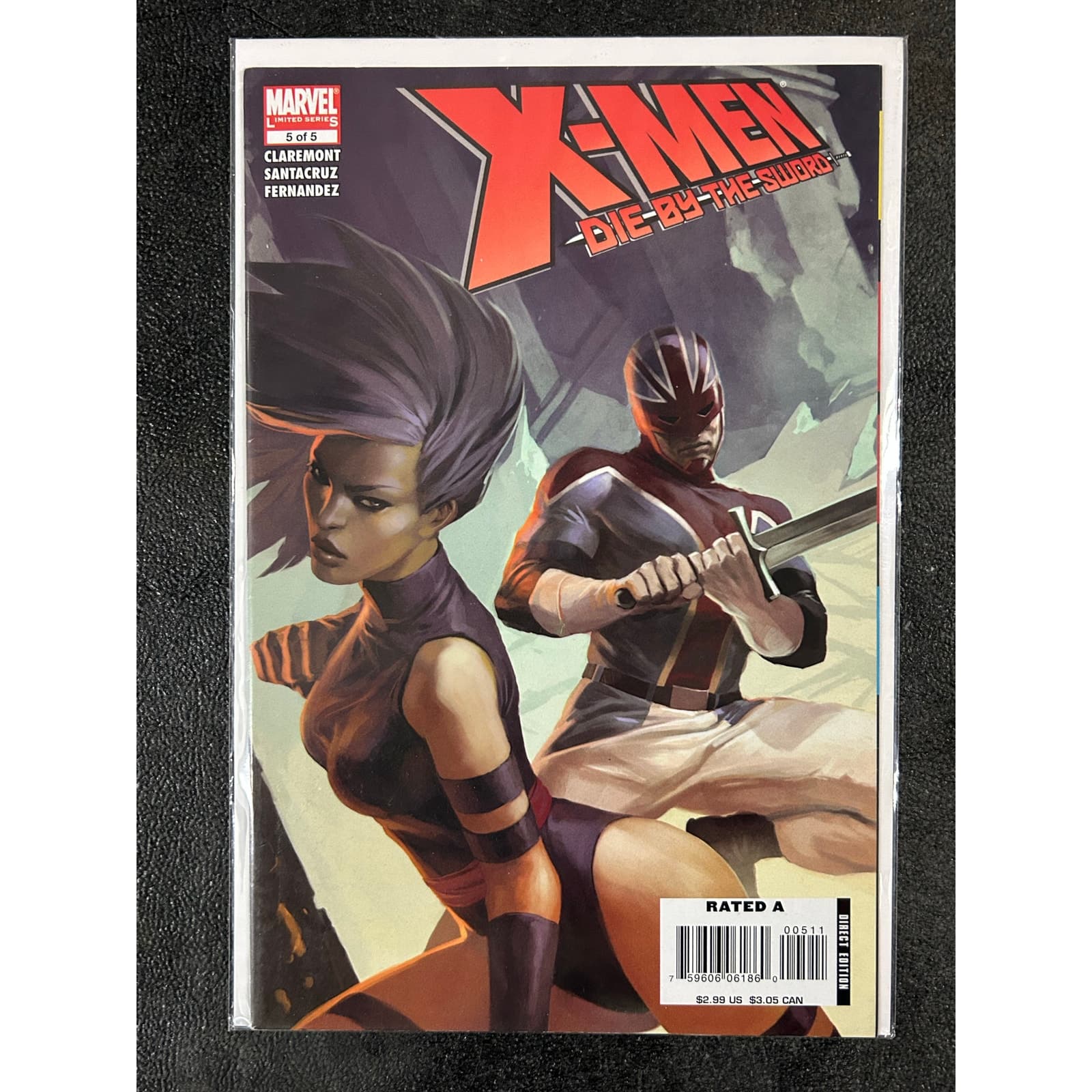 X-Men Die By The Sword #1, 3, 4, 5 (2007 Marvel) Lot of 4q - Thumbnail 5