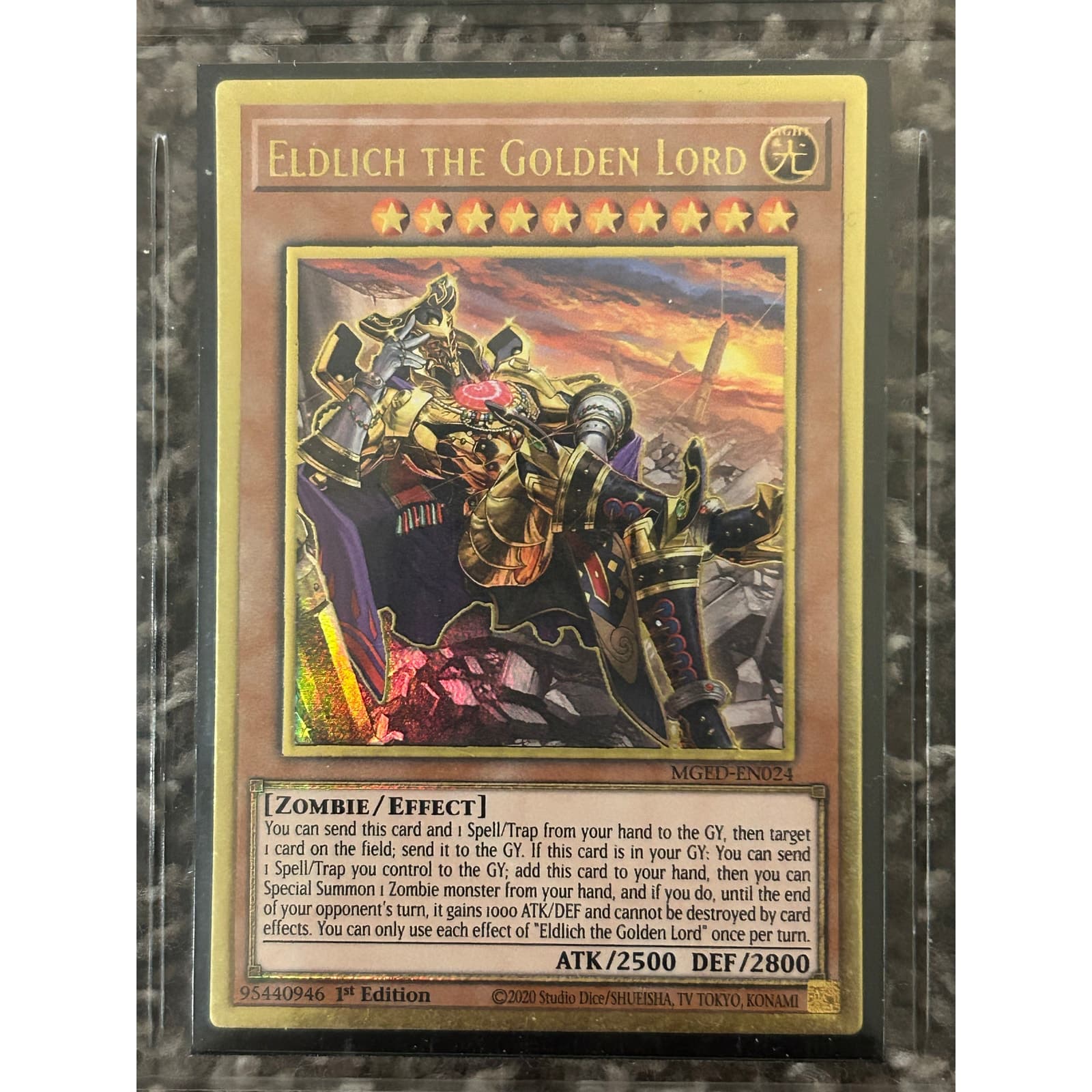 1st Edition Maximum Gold: El Dorado Yugioh Lot Of 8 Premium Gold Rare - Thumbnail 6
