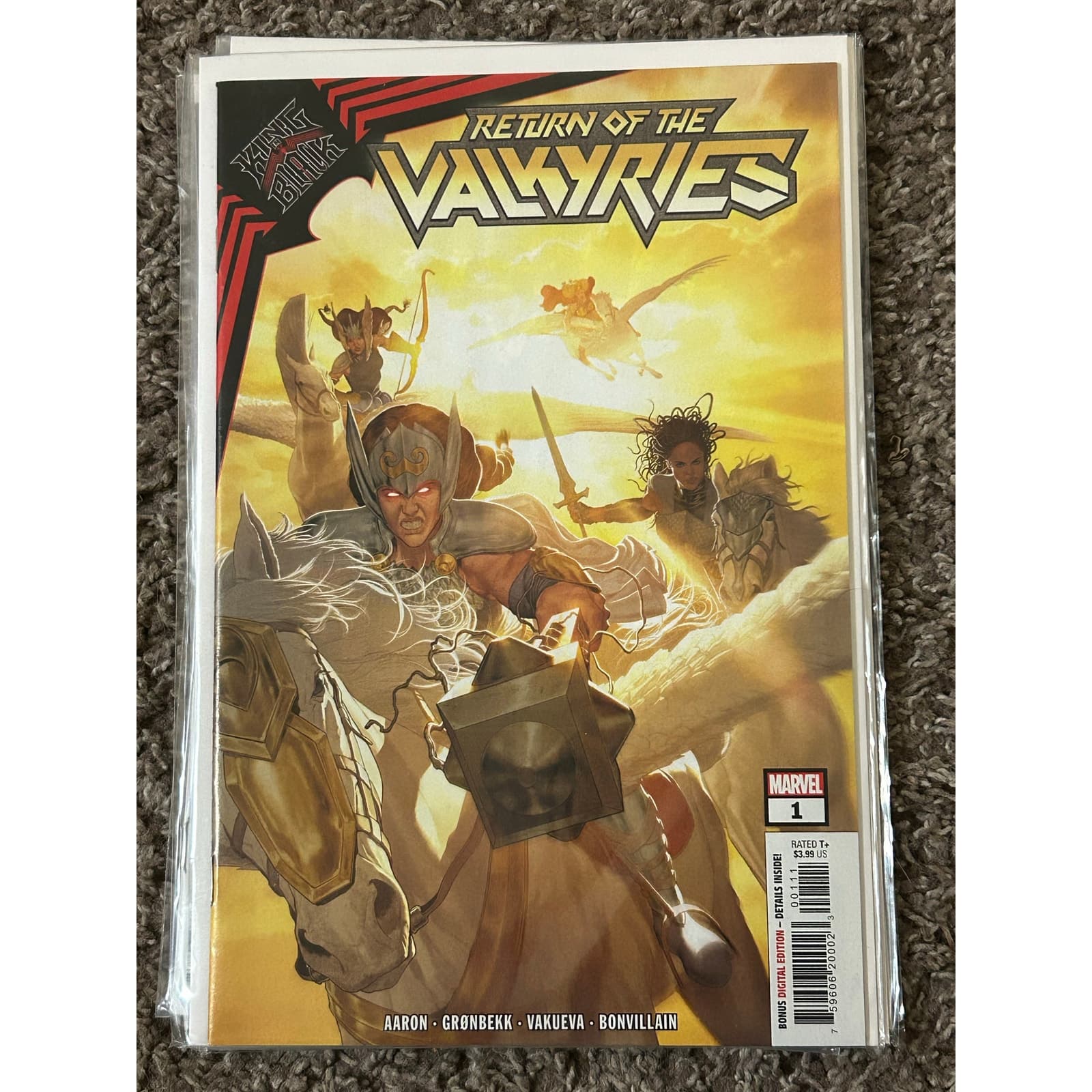 Return of The Valkyries #1, 1B, 1E, 1 LTD 1 for 10 RIV (2021 DC) Lot of 4 - Thumbnail 2