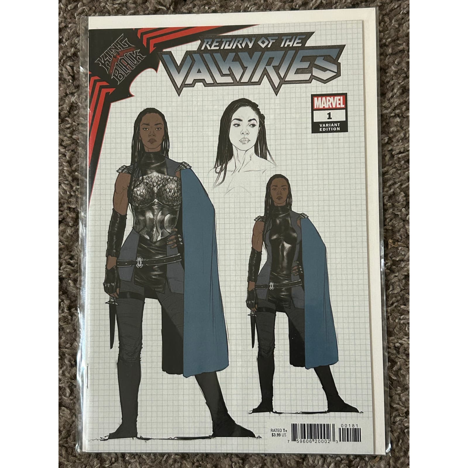 Return of The Valkyries #1, 1B, 1E, 1 LTD 1 for 10 RIV (2021 DC) Lot of 4 - Thumbnail 5