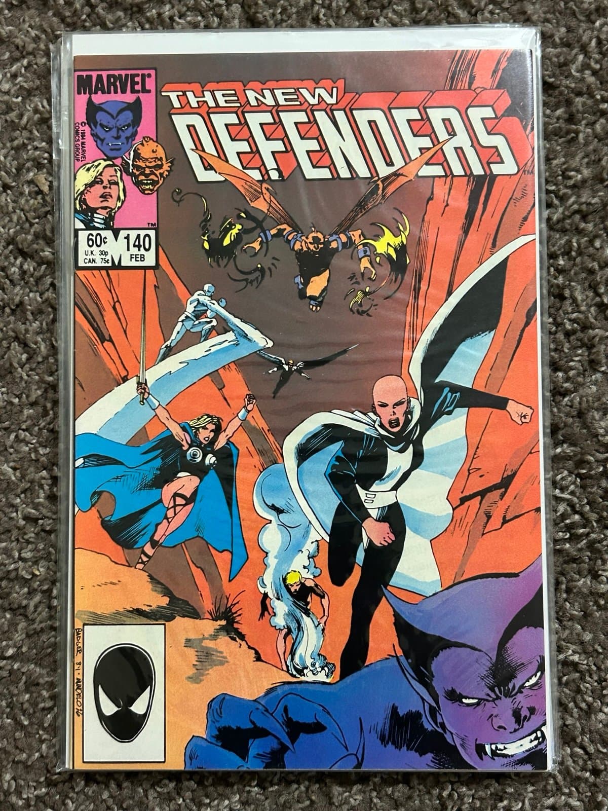 The New Defenders #136 Newsstand, 140, 141, 142 (1984 Marvel) Lot of 4 - Thumbnail 3